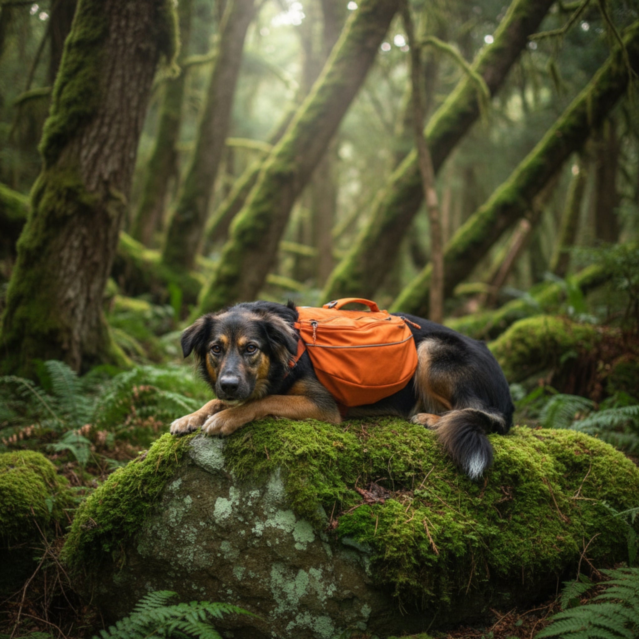 Ruffwear Approach Pack – Ergonomischer Hunderucksack mit Satteltaschen für aktive Hunde auf Trekking &amp; Wandertouren - Woofshack