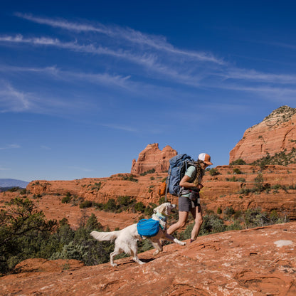 Ruffwear Approach Pack – Ergonomischer Hunderucksack mit Satteltaschen für aktive Hunde auf Trekking &amp; Wandertouren - Woofshack