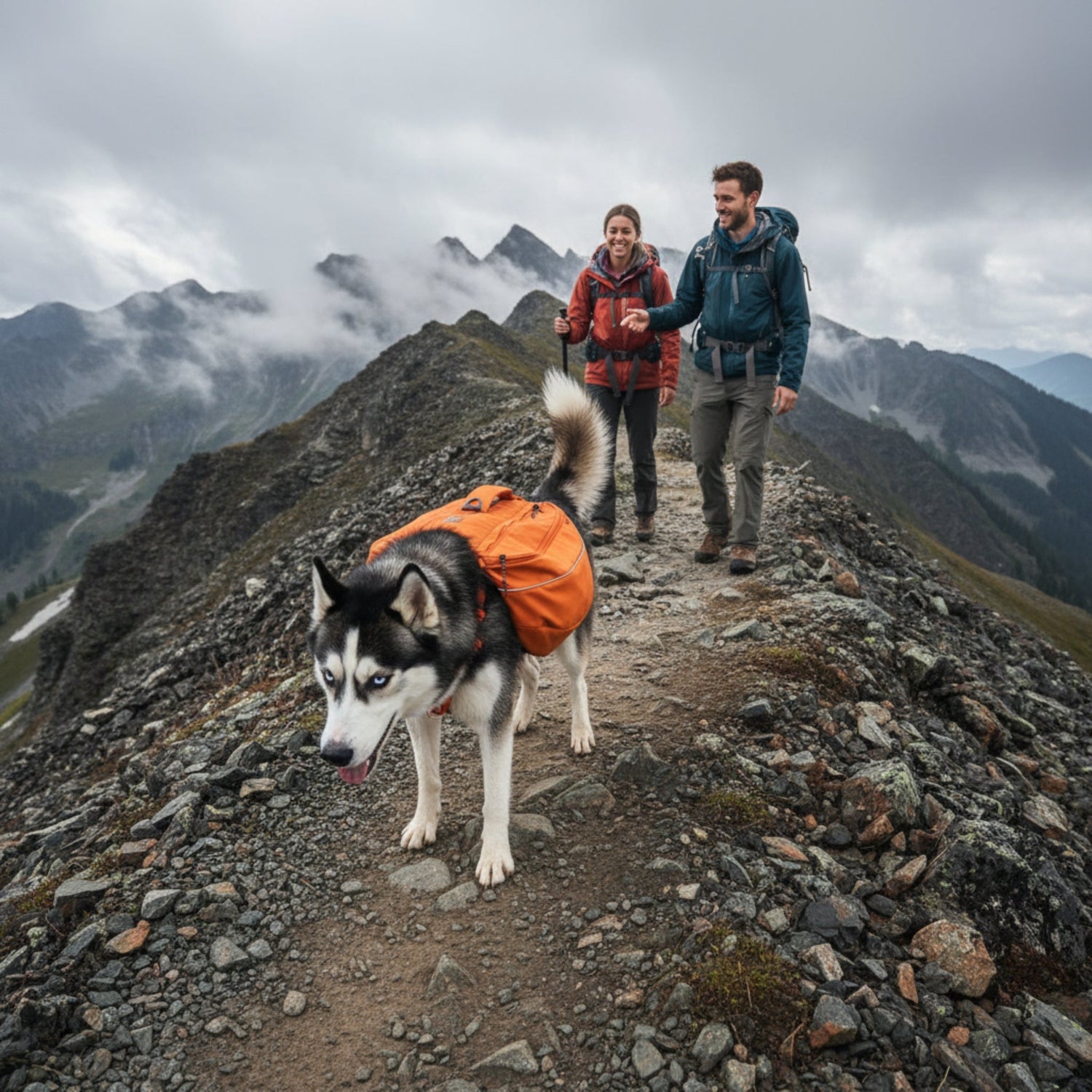 Ruffwear Approach Pack – Ergonomischer Hunderucksack mit Satteltaschen für aktive Hunde auf Trekking &amp; Wandertouren - Woofshack
