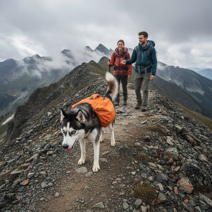 Ruffwear Approach Pack – Ergonomischer Hunderucksack mit Satteltaschen für aktive Hunde auf Trekking &amp; Wandertouren - Woofshack