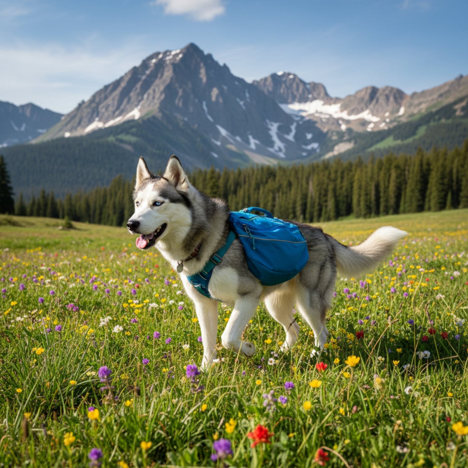 Ruffwear Approach Pack – Ergonomischer Hunderucksack mit Satteltaschen für aktive Hunde auf Trekking &amp; Wandertouren - Woofshack