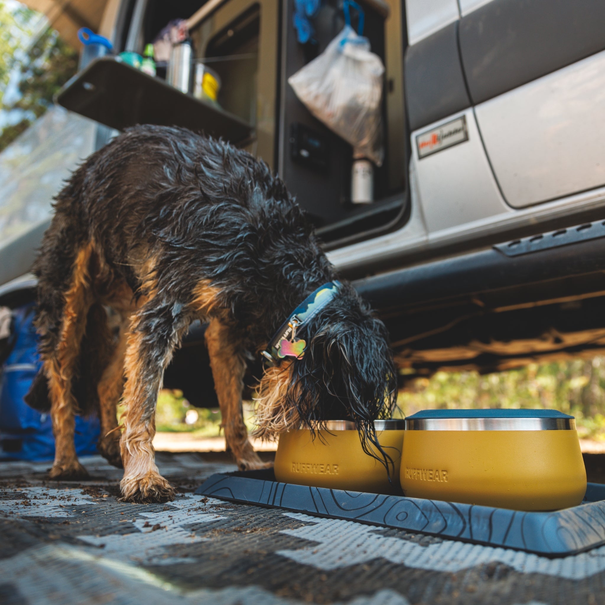 Ruffwear Basecamp Anti - Splash Insert – Spritzschutz - Einsatz für saubere Fütterung ohne Wasserverschüttung - Woofshack