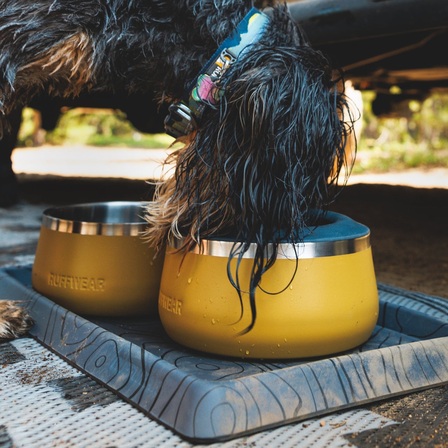 Ruffwear Basecamp Anti - Splash Insert – Spritzschutz - Einsatz für saubere Fütterung ohne Wasserverschüttung - Woofshack
