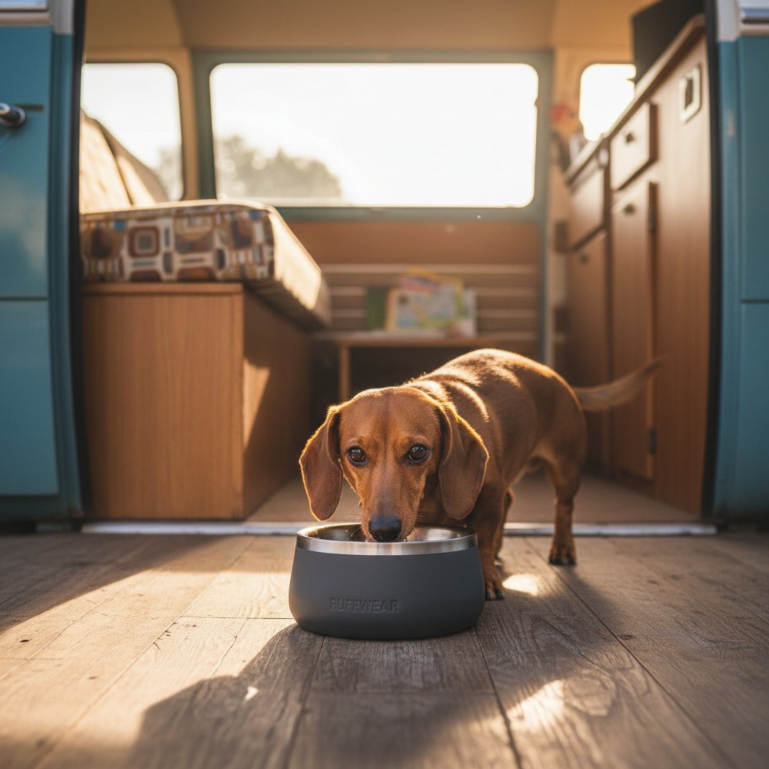 Ruffwear Basecamp Bowl – Robuster Premium Hundenapf aus Edelstahl für Outdoor-Abenteuer &amp; Zuhause