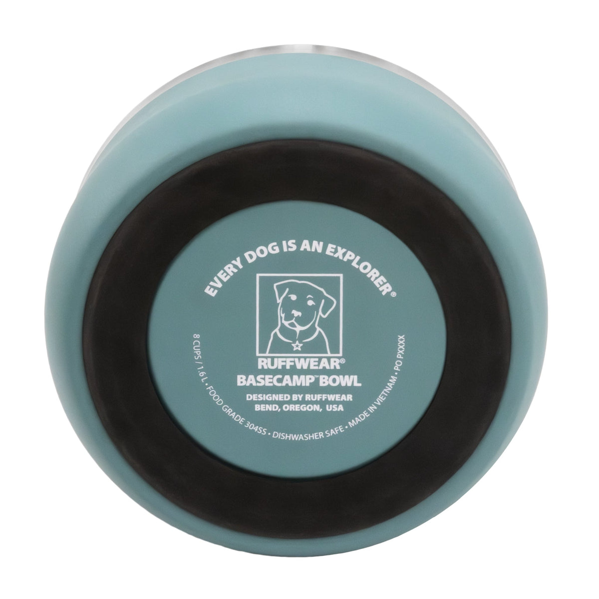 Ruffwear Basecamp Bowl – Robuster Premium Hundenapf aus Edelstahl für Outdoor - Abenteuer &amp; Zuhause - Woofshack