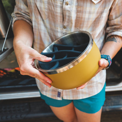 Ruffwear Basecamp Slow Feeder Insert – Anti - Schling - Einsatz für gesünderes Fressen &amp; bessere Verdauung - Woofshack