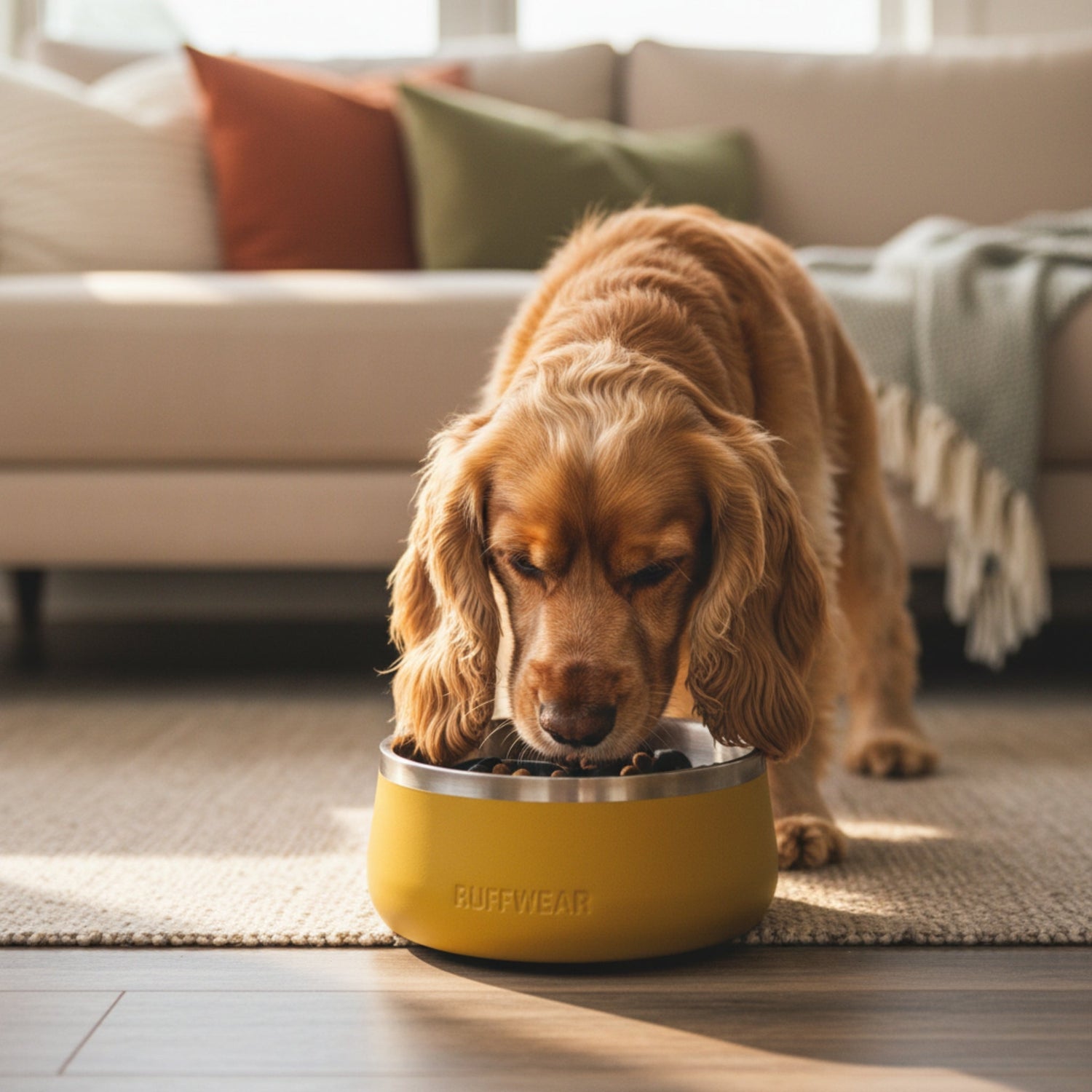 Ruffwear Basecamp Slow Feeder Insert – Anti - Schling - Einsatz für gesünderes Fressen &amp; bessere Verdauung - Woofshack