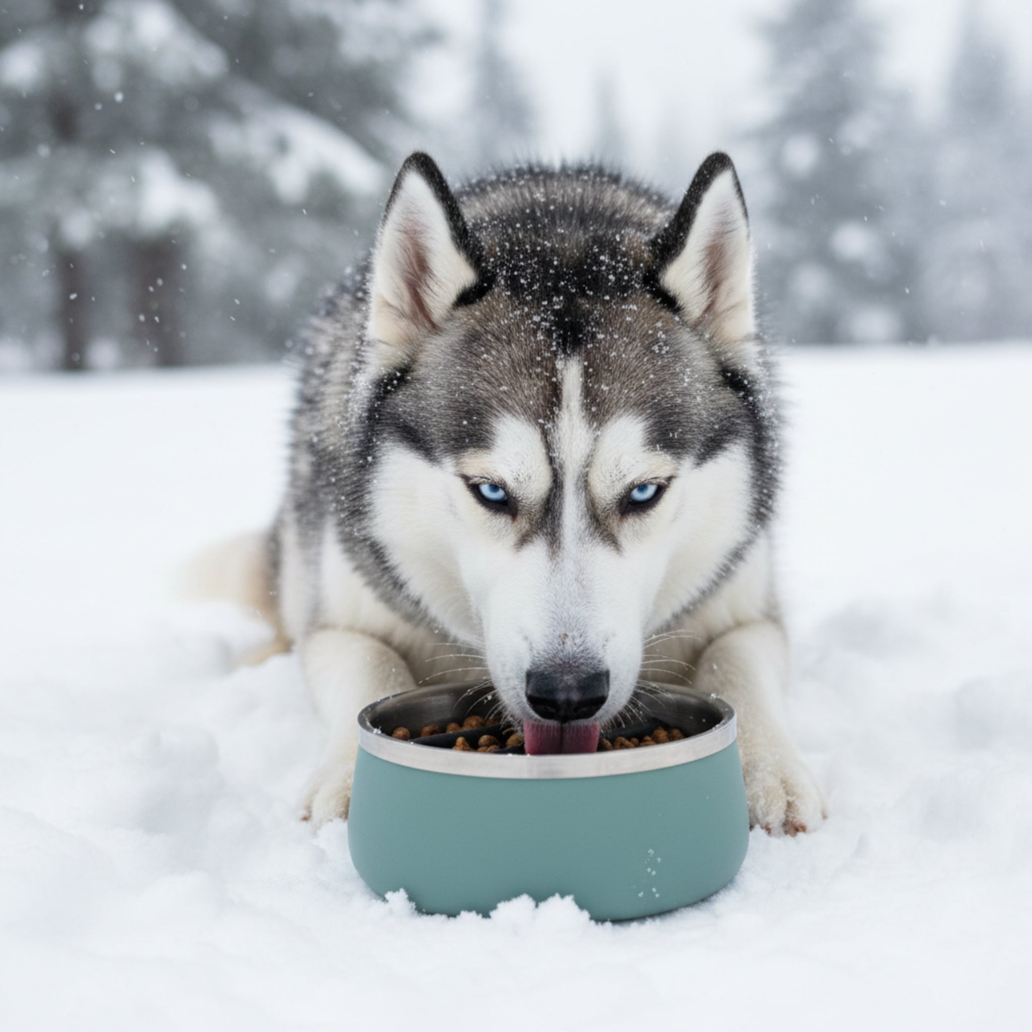 Ruffwear Basecamp Slow Feeder Insert – Anti - Schling - Einsatz für gesünderes Fressen &amp; bessere Verdauung - Woofshack