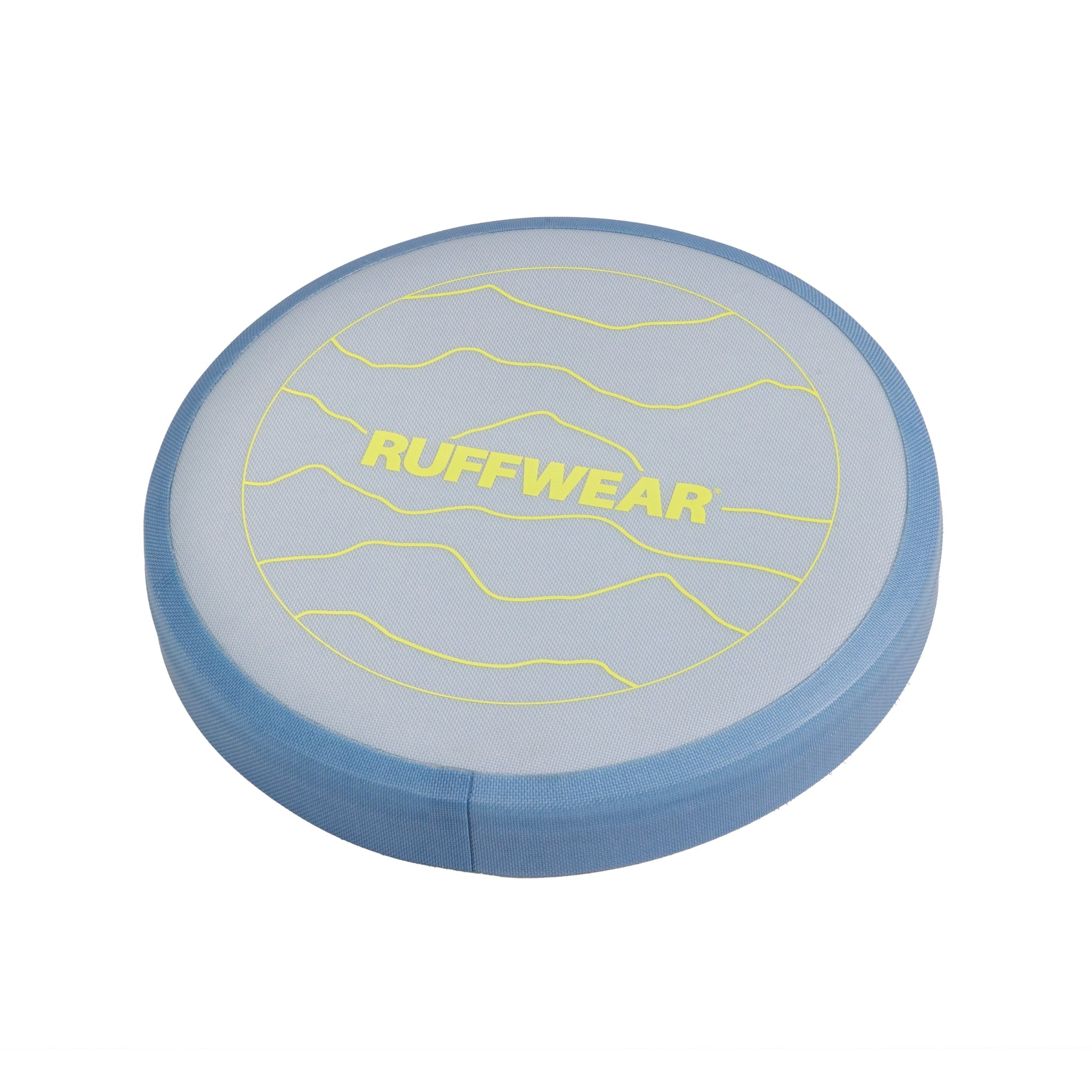 Ruffwear Camp Flyer – Premium Frisbee für Hunde, schwimmfähig, weich &amp; robust für Apportier - Abenteuer am Wasser &amp; Land - Woofshack