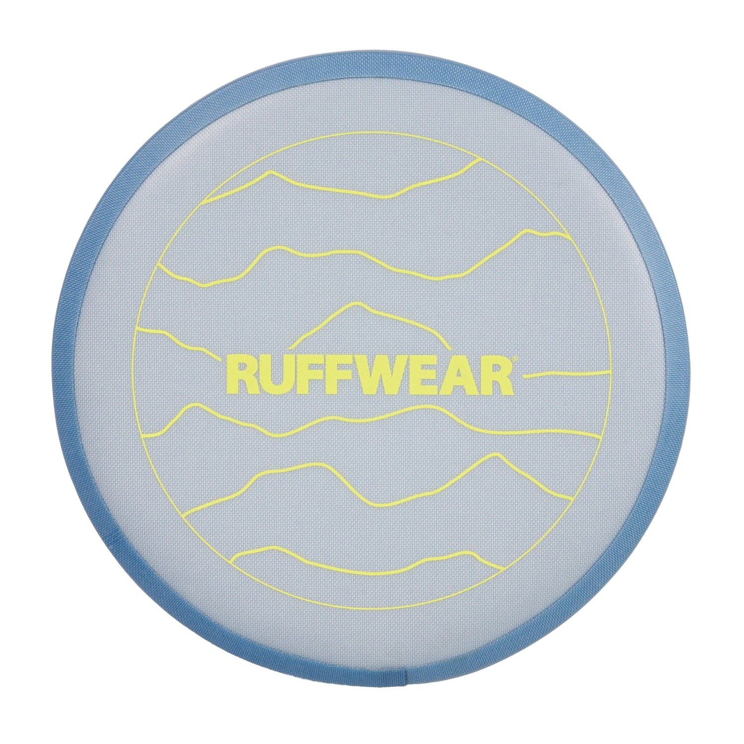 Ruffwear Camp Flyer – Premium Frisbee für Hunde, schwimmfähig, weich &amp; robust für Apportier - Abenteuer am Wasser &amp; Land - Woofshack