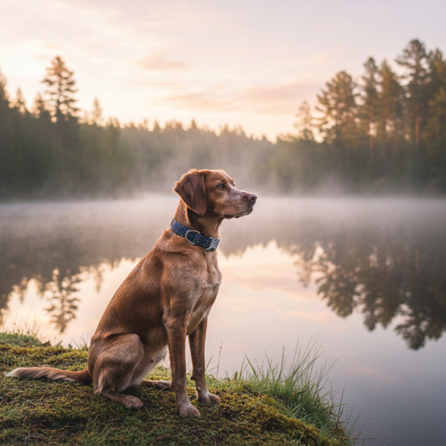 Ruffwear Confluence Collar – Wasserdichtes, geruchsneutrales Hundehalsband mit Reflektoren - Woofshack