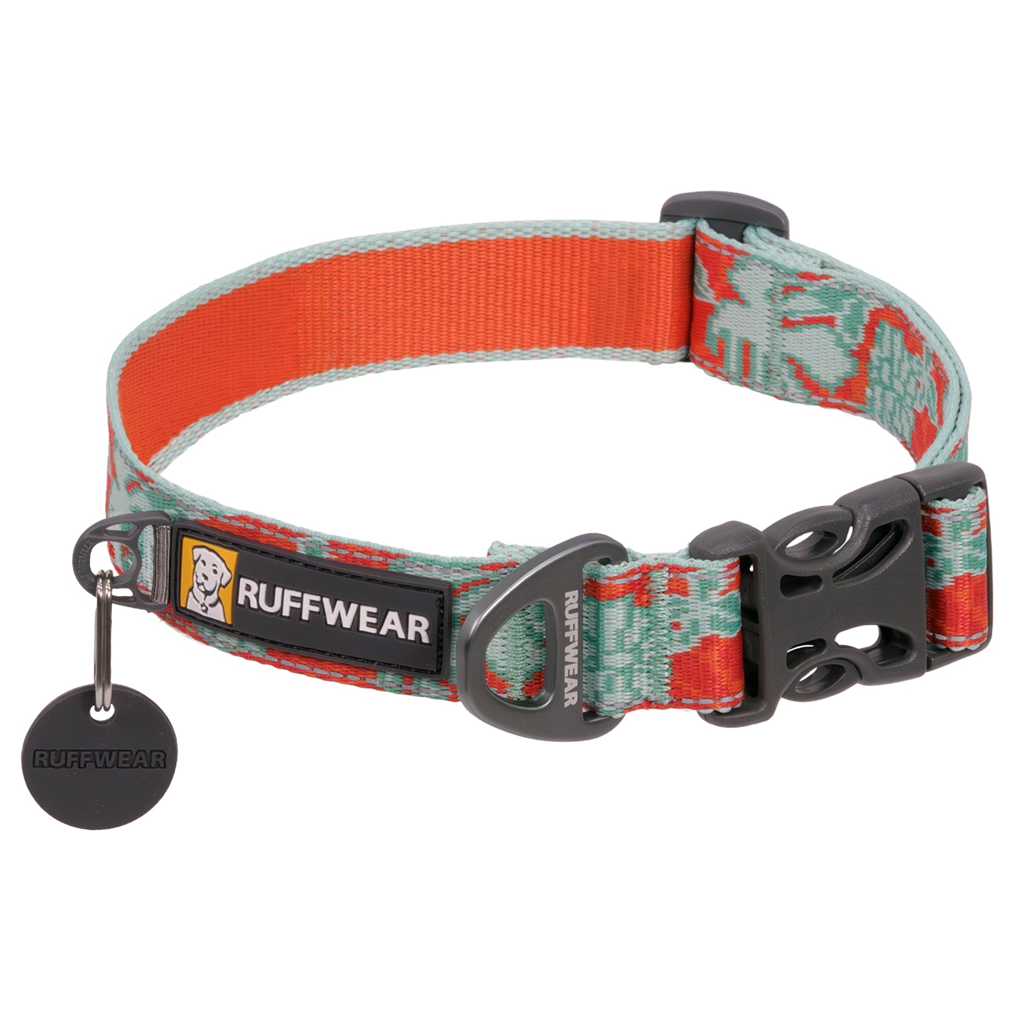 Ruffwear Crag Collar – Robustes Outdoor-Hundehalsband für Wandern, Klettern &amp; Abenteuer | Wetterfest &amp; Strapazierfähig - Woofshack