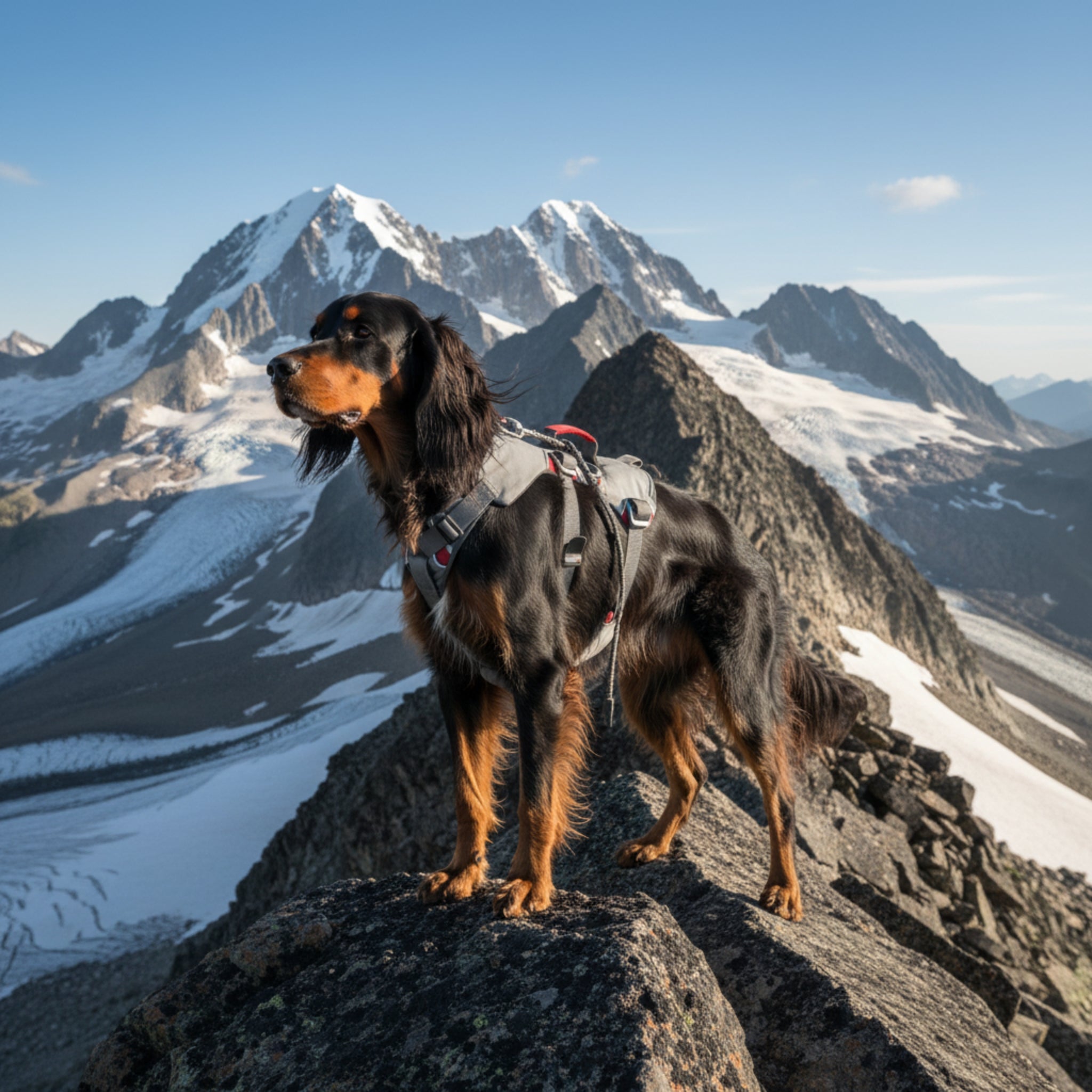 Ruffwear Doubleback Harness – Professionelles Abseilgeschirr für Hunde beim Klettern &amp; Bergsteigen - Woofshack