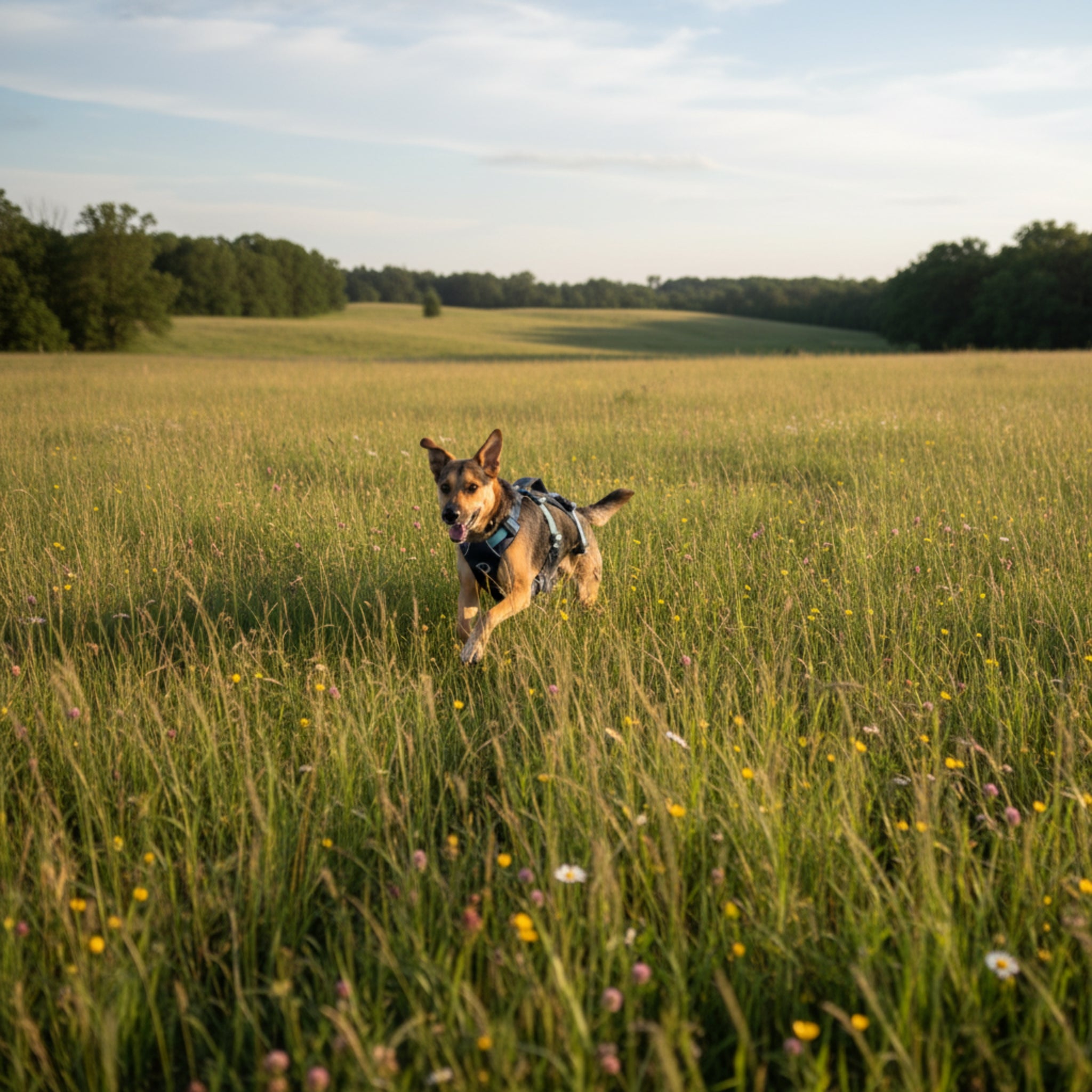 Ruffwear Flagline Harness – 6-fach verstellbares Hundegeschirr für perfekte &amp; ausbruchsichere Passform, verstärkter Kontrollgriff für aktive Hunde