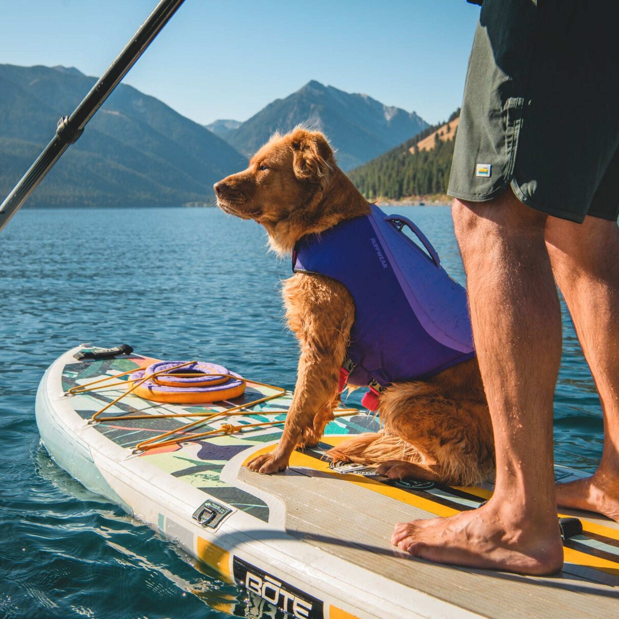 Ruffwear Float Coat Hundeschwimmweste – Maximaler Auftrieb &amp; Rettungsgriff für sicheres Schwimmen, Wassersport &amp; Bootstouren mit deinem Hund