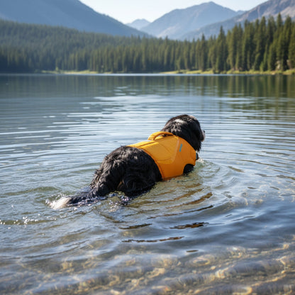 Ruffwear Float Coat Hundeschwimmweste – Maximaler Auftrieb &amp; Rettungsgriff für sicheres Schwimmen, Wassersport &amp; Bootstouren mit deinem Hund - Woofshack