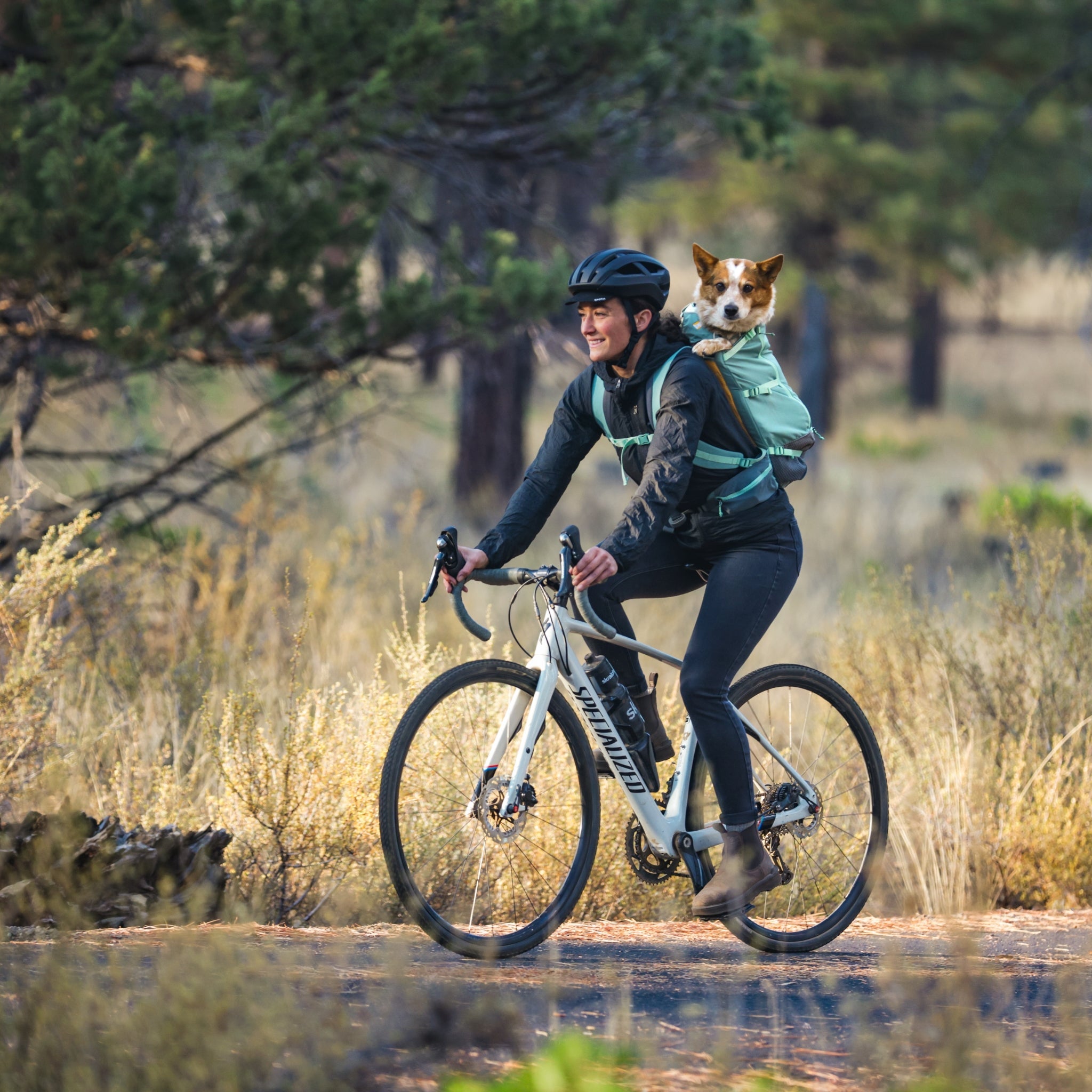 Ruffwear Hitch Hiker Dog Backpack Carrier – Komfortable Hunderucksack - Tragetasche für Abenteuer &amp; sichere Transporte - Woofshack