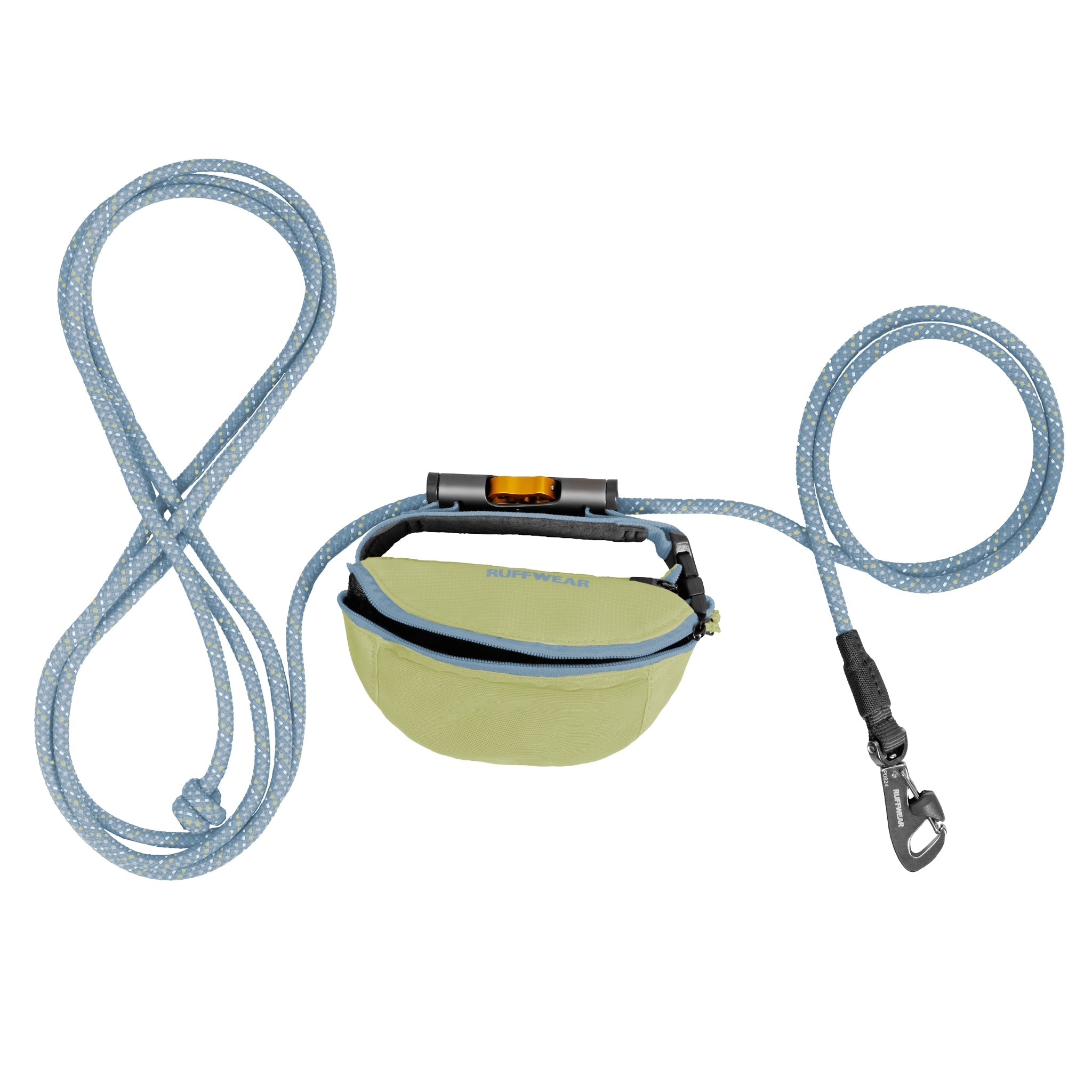Ruffwear Hitch Hiker Leash – Premium Hüftleine mit verstellbarer Seilleine für freihändiges Wandern mit aktiven Hunden - Woofshack