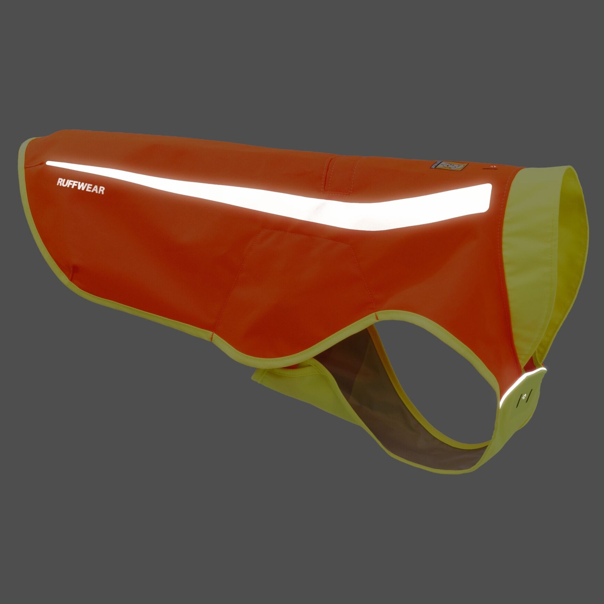 Ruffwear Lumenglow High-Vis Vest – Hochsichtbarkeits-Hundeweste mit Reflektoren für sichere Abendspaziergänge &amp; Outdoor-Abenteuer bei Dämmerung, Nebel und Dunkelheit