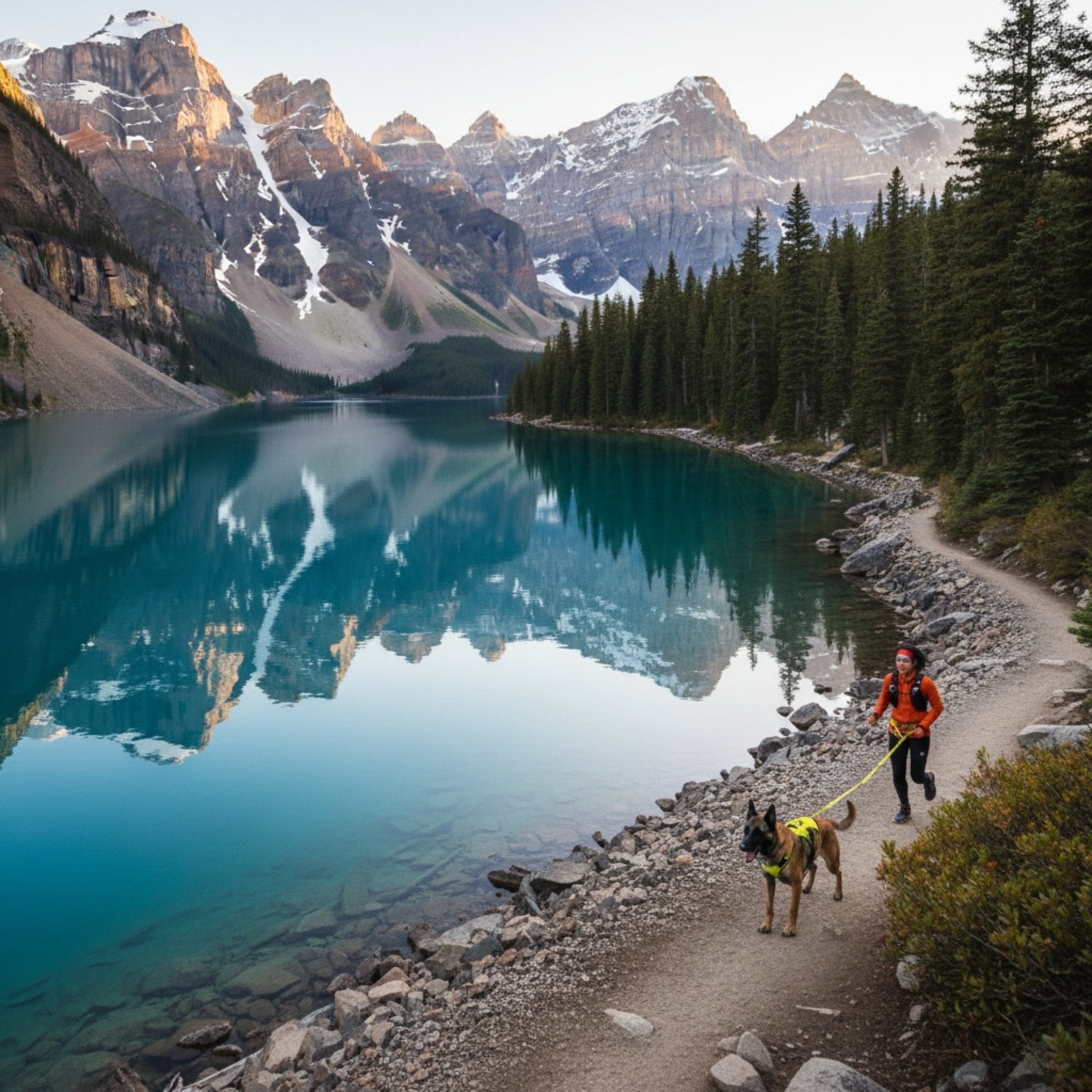 Ruffwear Omnijore Joring System – Komplettset für Canicross, Bikejöring &amp; Skijöring mit ergonomischem Zuggeschirr und elastischer Zugleine für aktive Hunde - Woofshack