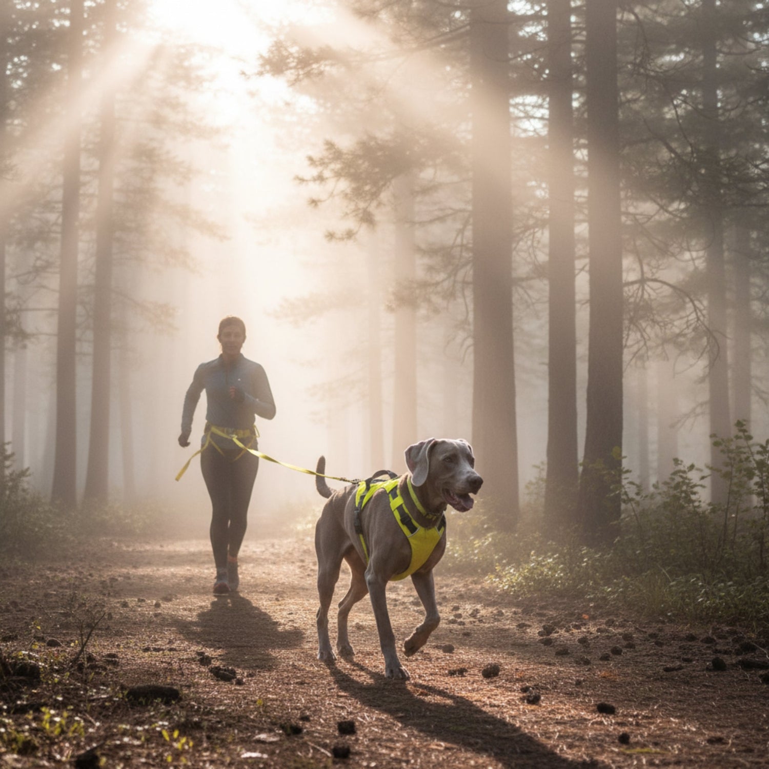 Ruffwear Omnijore Joring System – Komplettset für Canicross, Bikejöring &amp; Skijöring mit ergonomischem Zuggeschirr und elastischer Zugleine für aktive Hunde - Woofshack