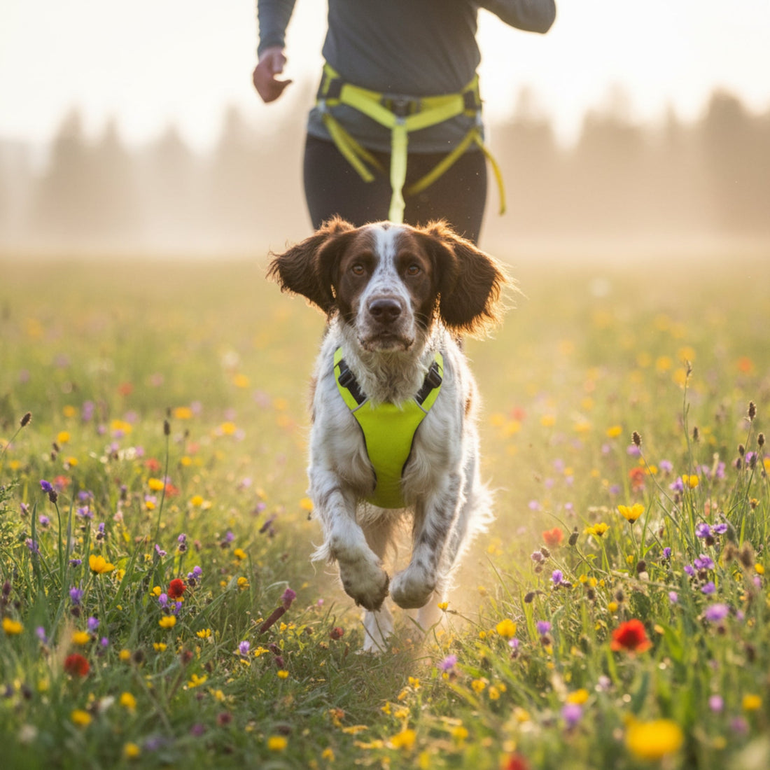 Ruffwear Omnijore Joring System – Komplettset für Canicross, Bikejöring &amp; Skijöring mit ergonomischem Zuggeschirr und elastischer Zugleine für aktive Hunde - Woofshack