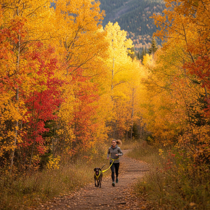 Ruffwear Omnijore Joring System – Komplettset für Canicross, Bikejöring &amp; Skijöring mit ergonomischem Zuggeschirr und elastischer Zugleine für aktive Hunde - Woofshack