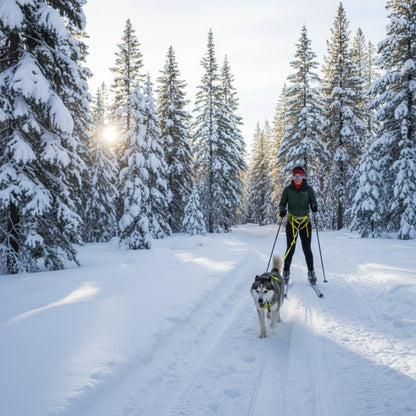 Ruffwear Omnijore Joring System – Komplettset für Canicross, Bikejöring &amp; Skijöring mit ergonomischem Zuggeschirr und elastischer Zugleine für aktive Hunde - Woofshack