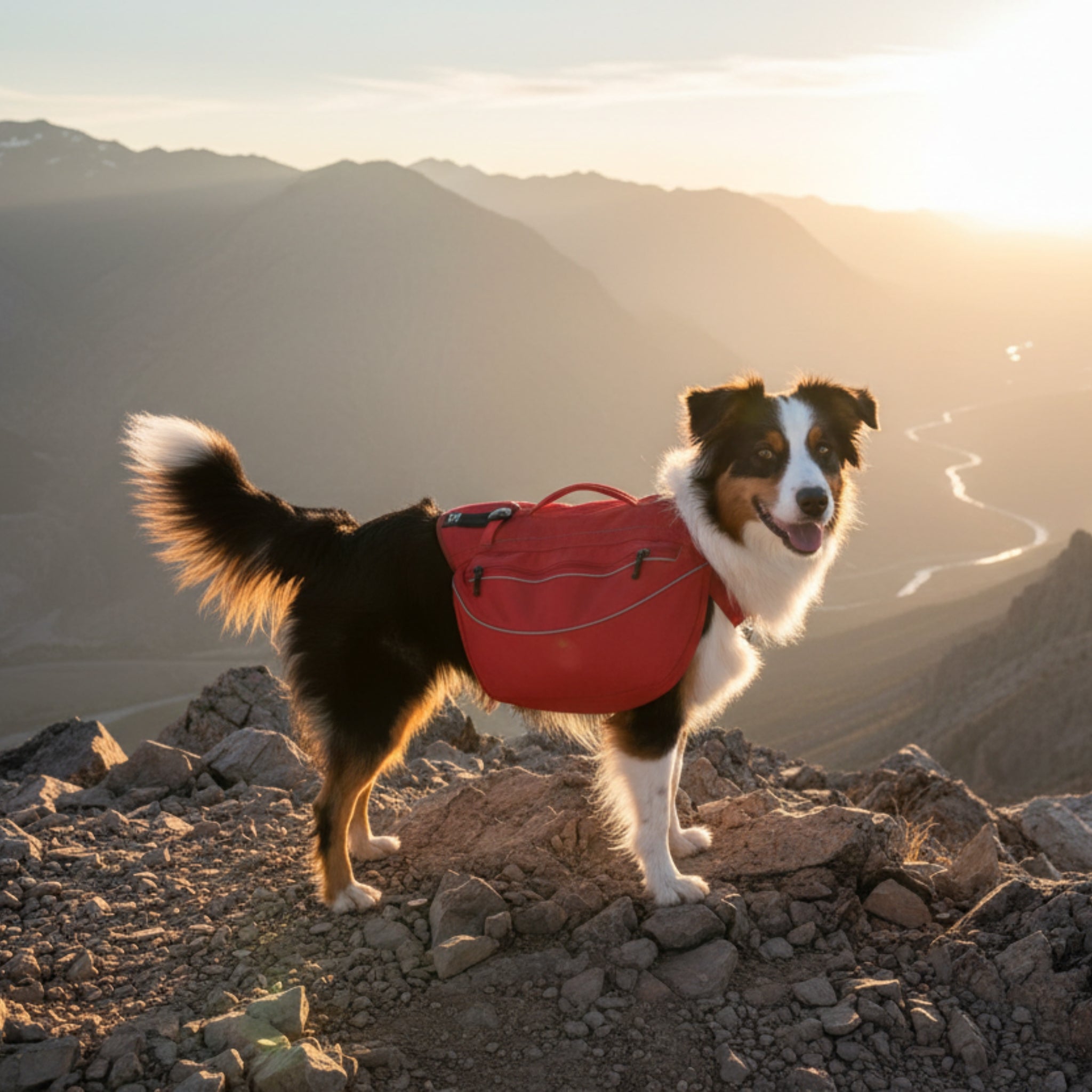 Ruffwear Palisades Pack – Premium Hunderucksack mit abnehmbaren Satteltaschen für Wanderungen &amp; Outdoor - Abenteuer - Woofshack