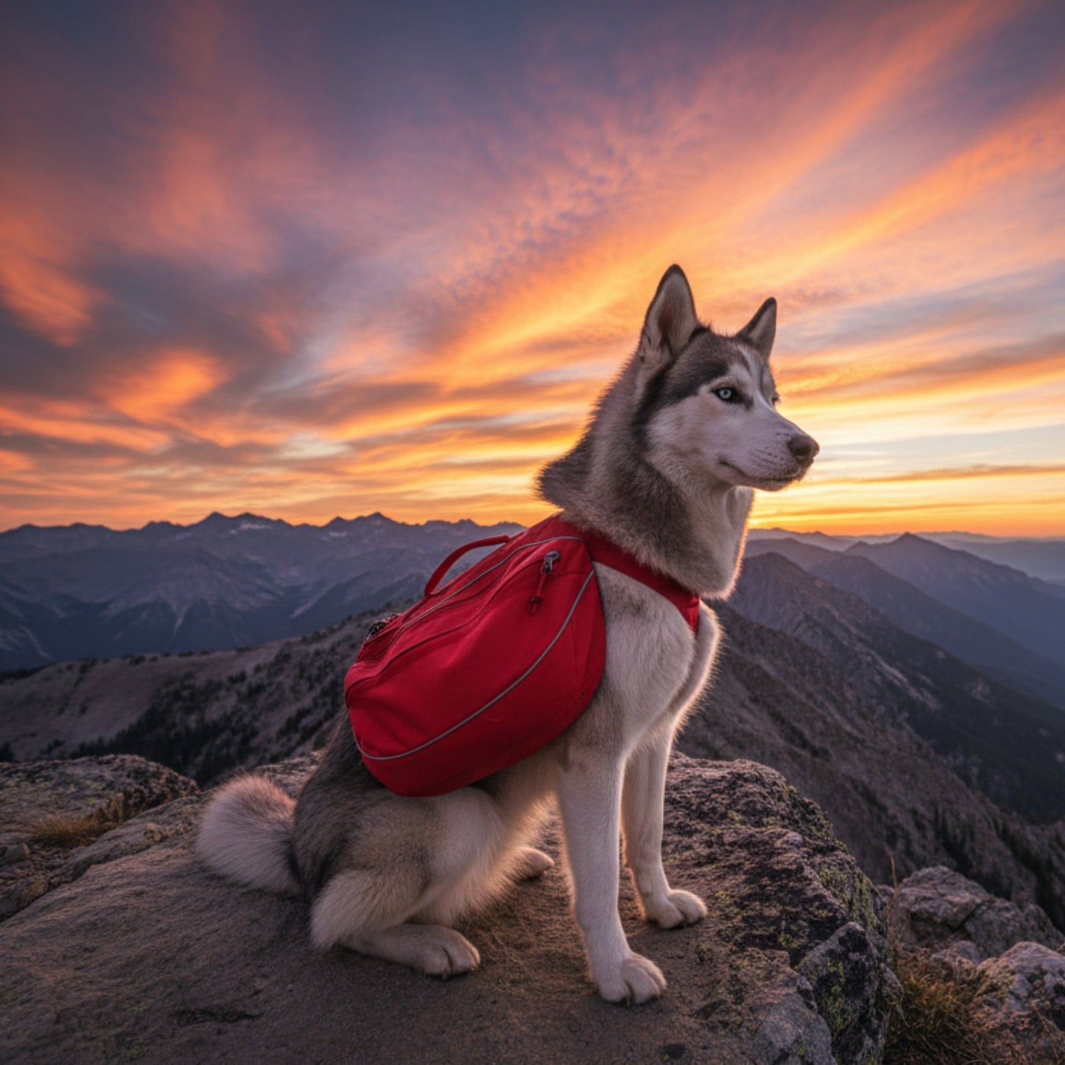 Ruffwear Palisades Pack – Premium Hunderucksack mit abnehmbaren Satteltaschen für Wanderungen &amp; Outdoor - Abenteuer - Woofshack