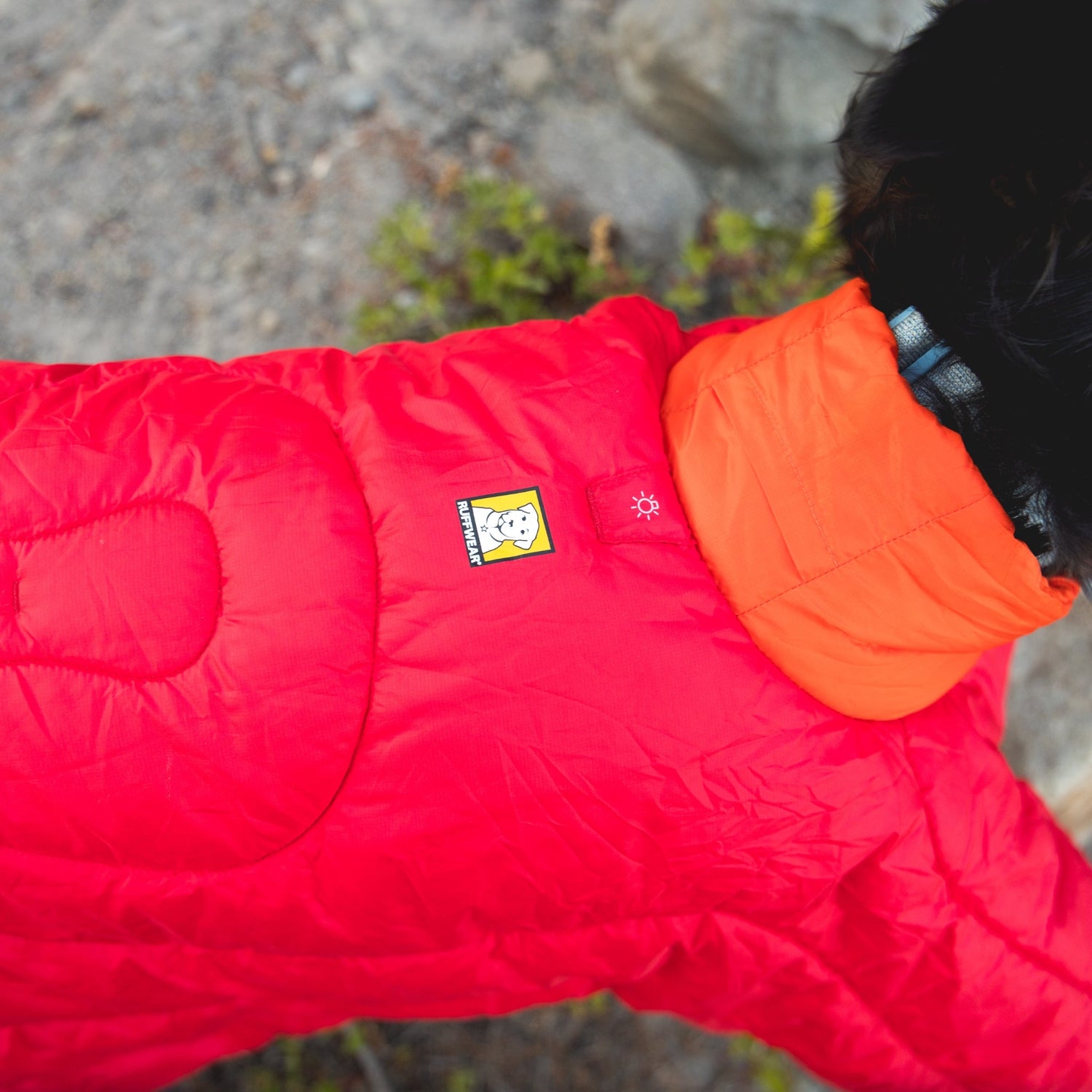 Ruffwear Palisades Sleep Poncho – Isolierter Outdoor - Schlafponcho für kalte Nächte und Camping - Abenteuer mit Hund - Woofshack