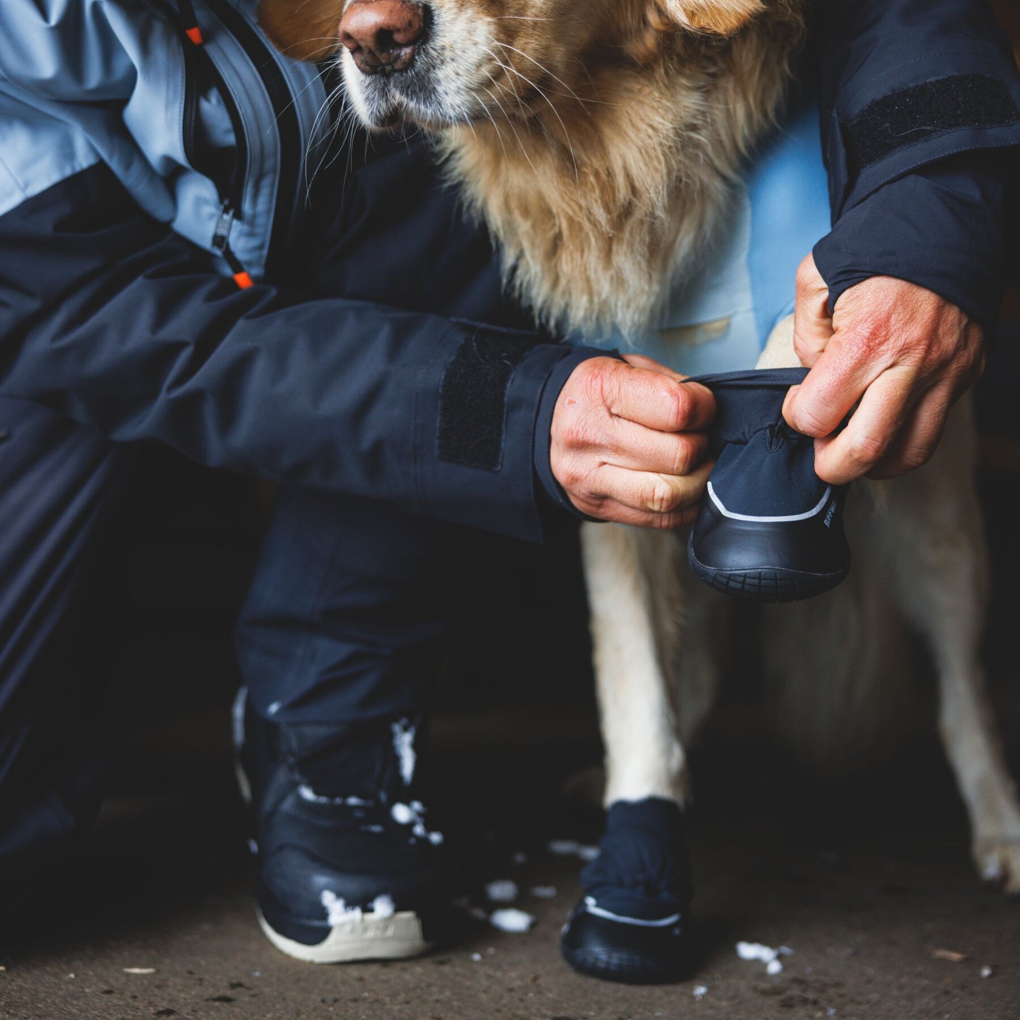 Ruffwear Polar Trex Hundeschuhe – Wasserdichte Winterstiefel mit Grip für Eis, Schnee &amp; Streusalz