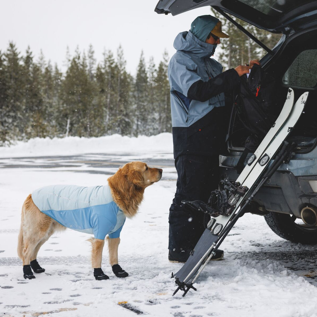 Ruffwear Polar Trex Hundeschuhe – Wasserdichte Winterstiefel mit Grip für Eis, Schnee &amp; Streusalz