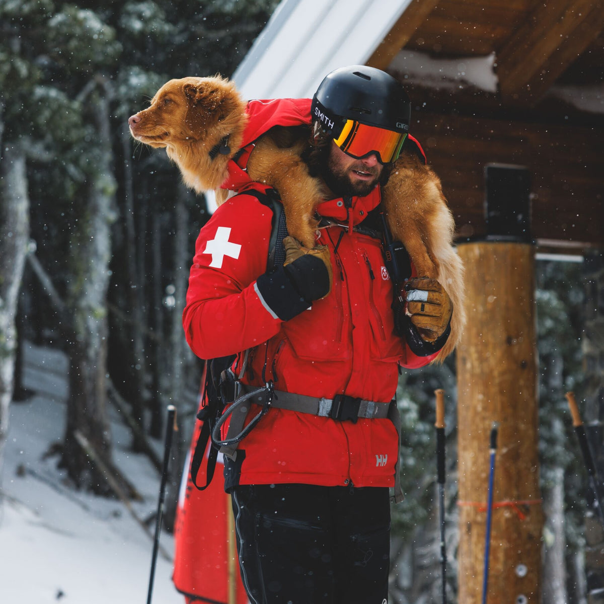 Ruffwear Powder Hound Vest – Wasserdichter wattierter Hundemantel für den Winter | Warm, Windgeschützt &amp; Outdoor-tauglich
