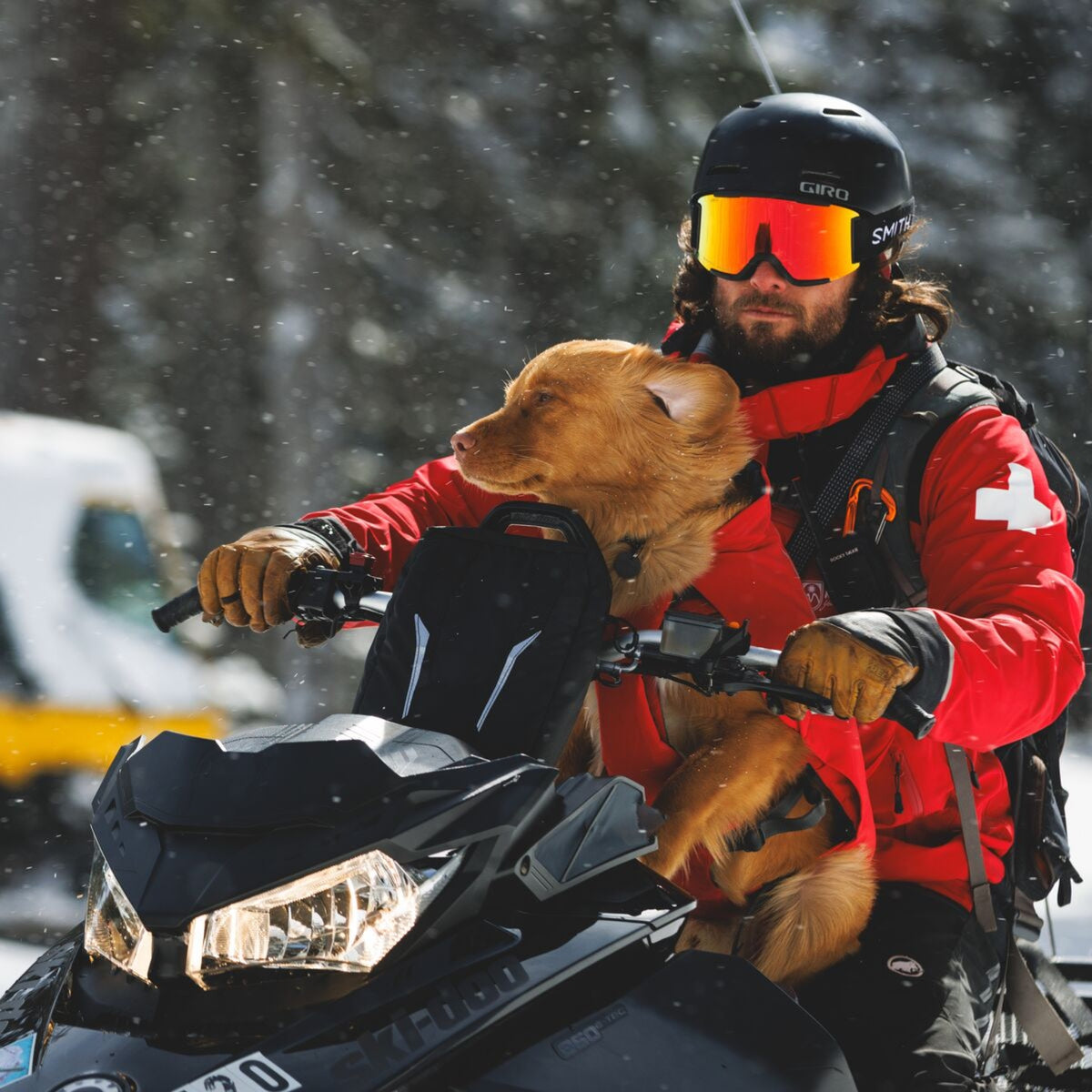 Ruffwear Powder Hound Vest – Wasserdichter wattierter Hundemantel für den Winter | Warm, Windgeschützt &amp; Outdoor-tauglich