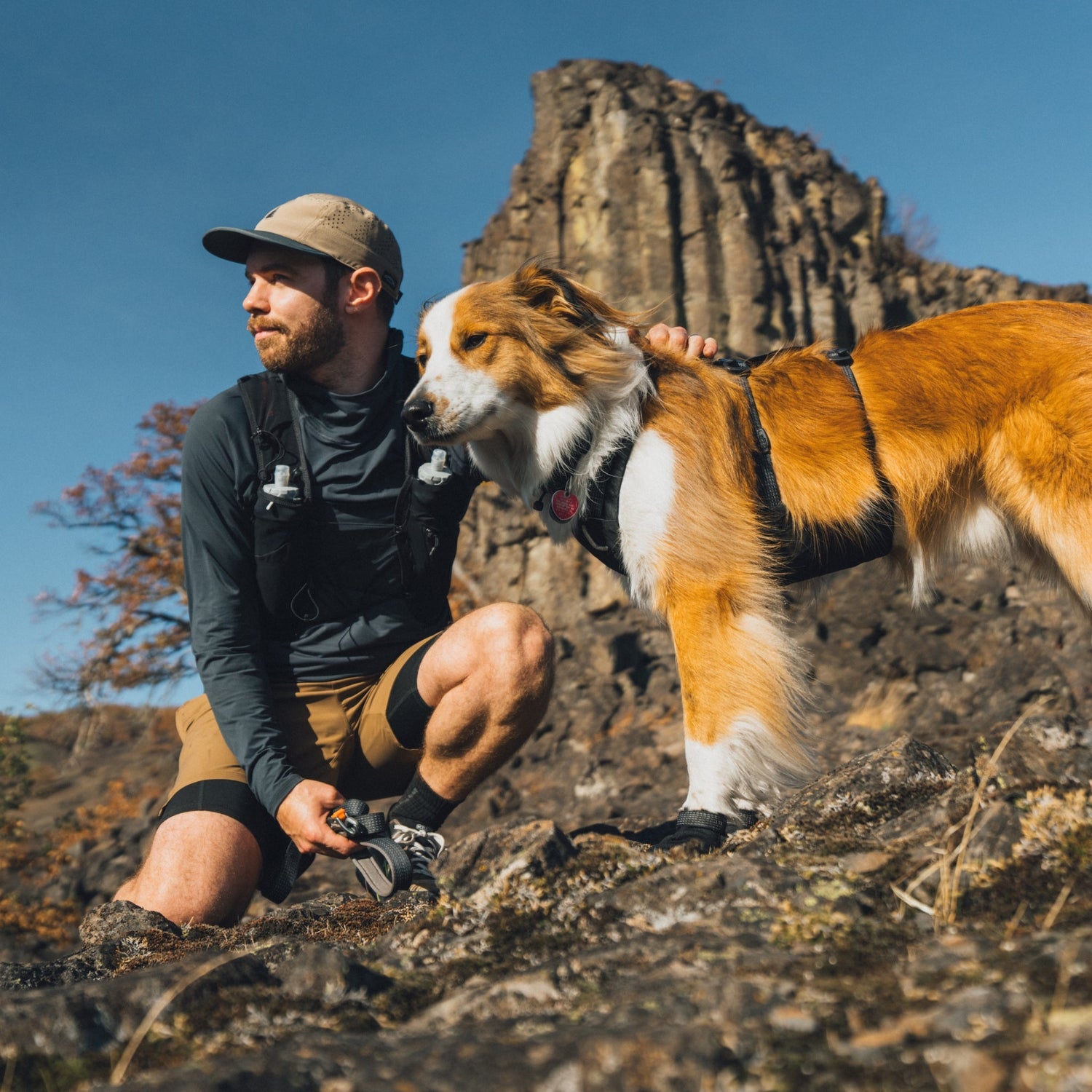 Ruffwear Ridgeline Harness – Ultraleichtes Hundegeschirr für aktive Abenteuer, optimale Bewegungsfreiheit und ganztägigen Tragekomfort - Woofshack