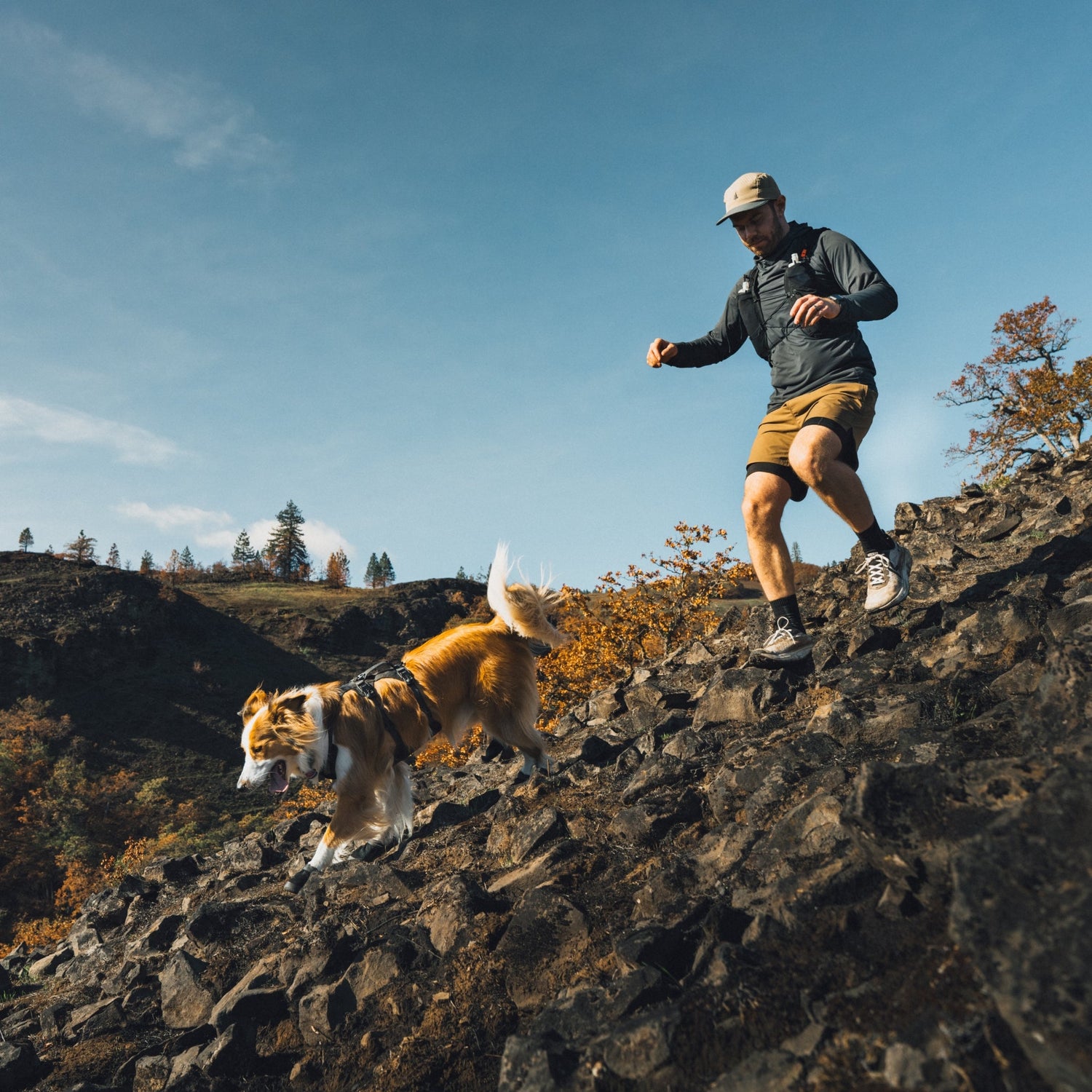 Ruffwear Ridgeline Harness – Ultraleichtes Hundegeschirr für aktive Abenteuer, optimale Bewegungsfreiheit und ganztägigen Tragekomfort - Woofshack