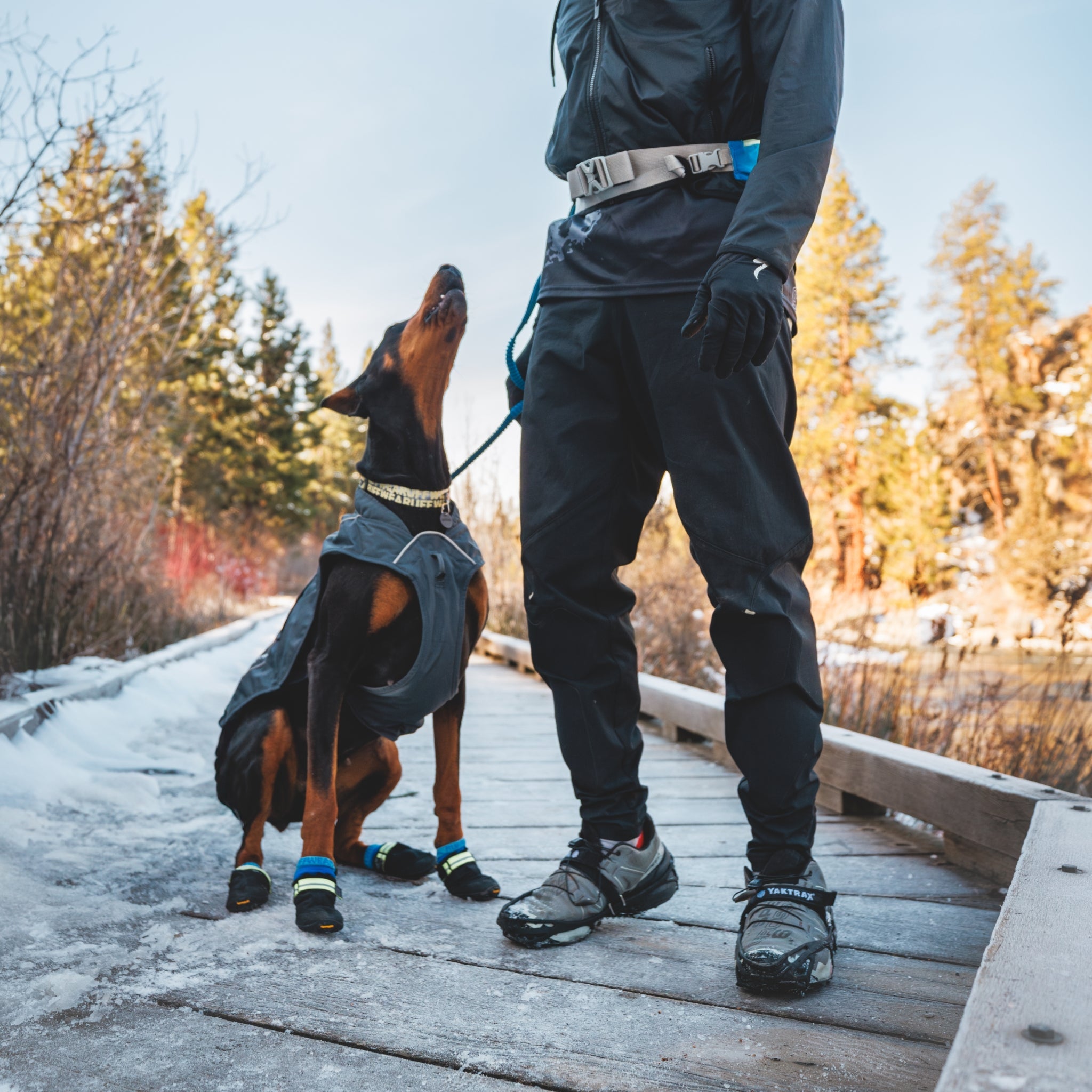 Ruffwear Summit Trex Hundeschuhe – Ultimativer Pfotenschutz mit rutschfester Sohle für Wanderungen, Stadt &amp; Alltag bei jedem Wetter - Woofshack
