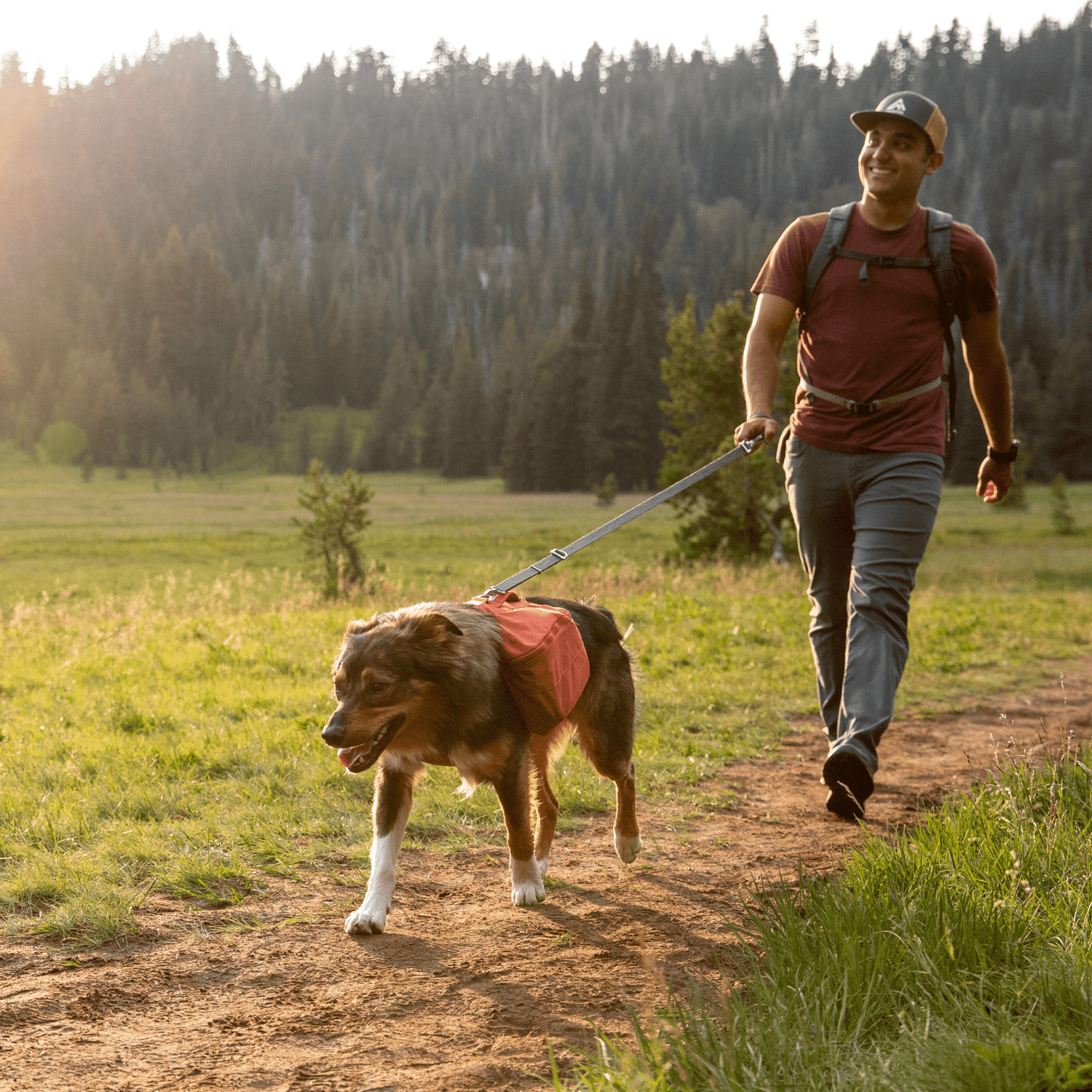 Ruffwear Switchbak Hundeleine - Rutschfester Griff für Kontrolle bei Nässe &amp; Regen - Woofshack
