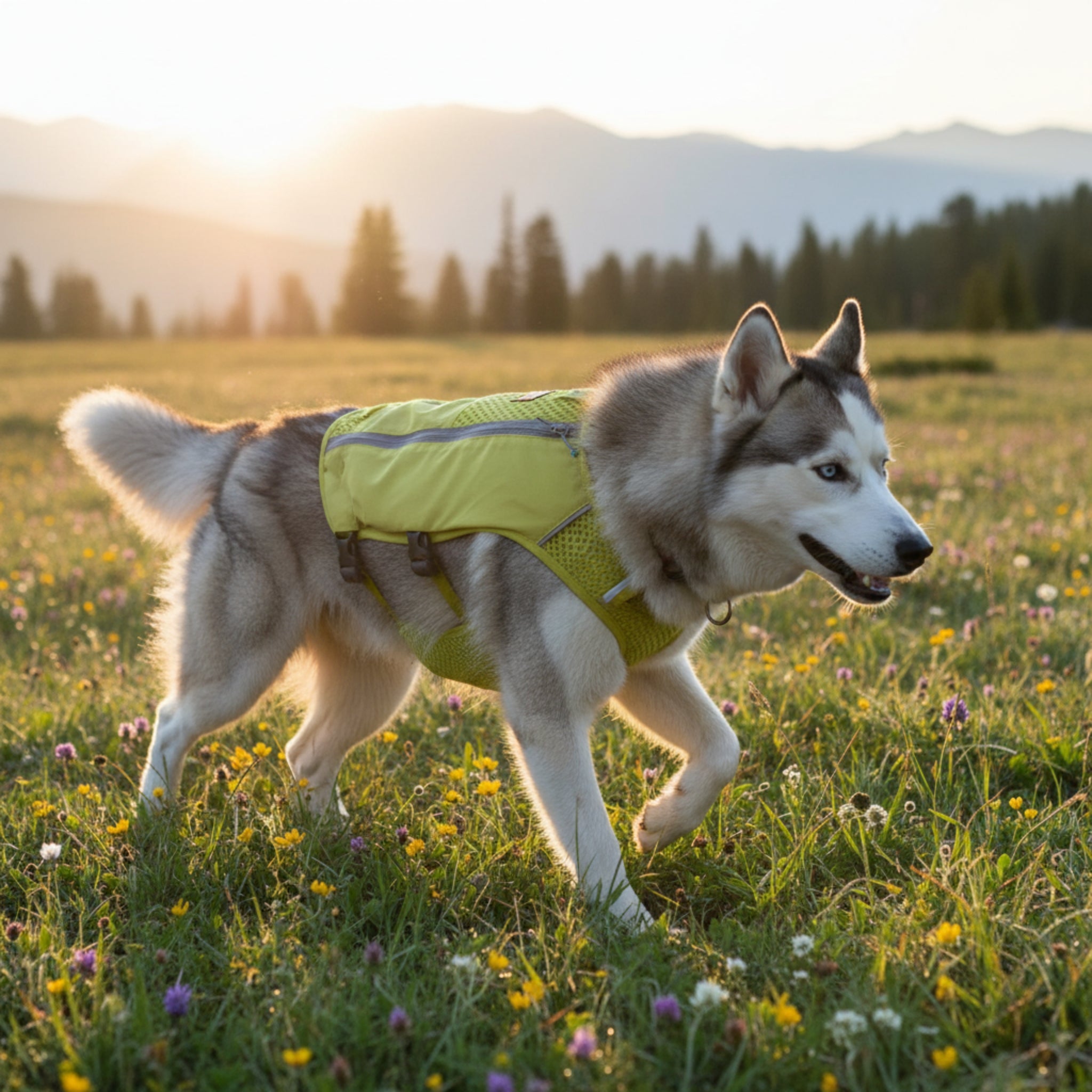 Ruffwear Trail Runner Running Vest – Ultraleichte Laufweste &amp; Trinkrucksack für aktive Hunde - Woofshack
