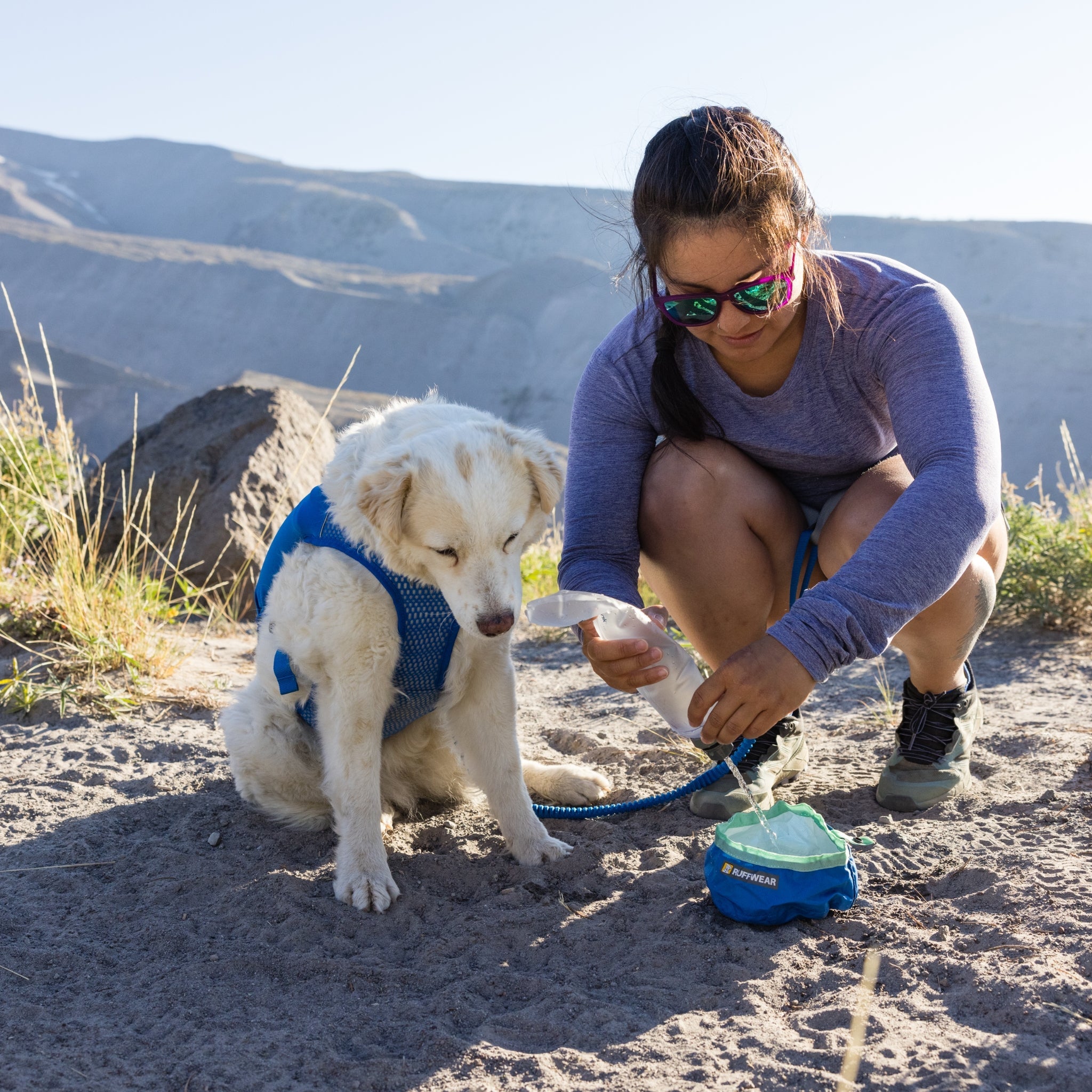 Ruffwear Trail Runner Running Vest – Ultraleichte Laufweste &amp; Trinkrucksack für aktive Hunde - Woofshack