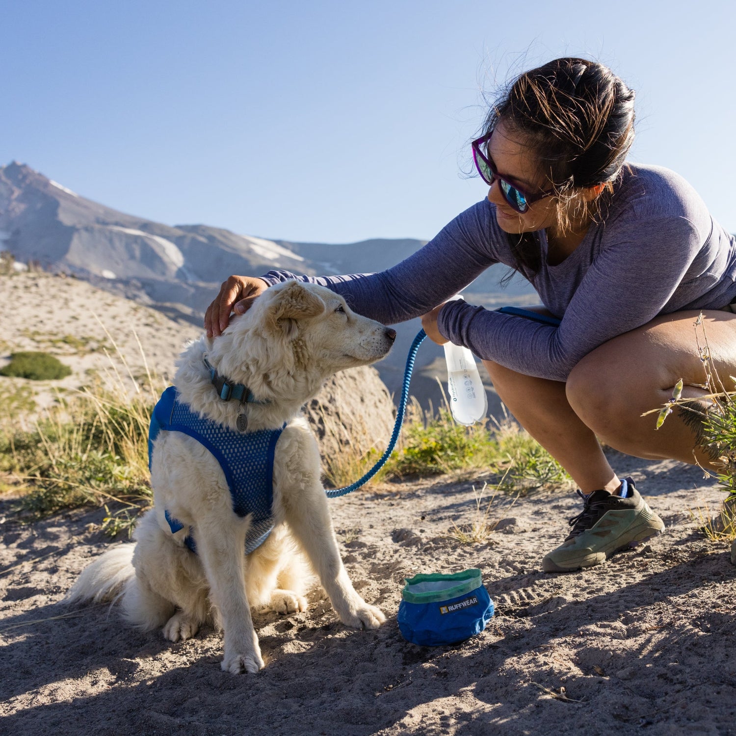 Ruffwear Trail Runner Running Vest – Ultraleichte Laufweste &amp; Trinkrucksack für aktive Hunde - Woofshack