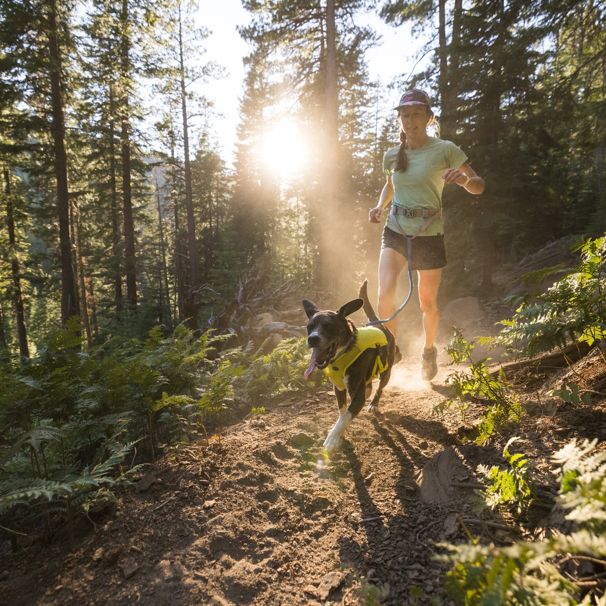 Ruffwear Trail Runner Running Vest – Ultraleichte Laufweste &amp; Trinkrucksack für aktive Hunde - Woofshack