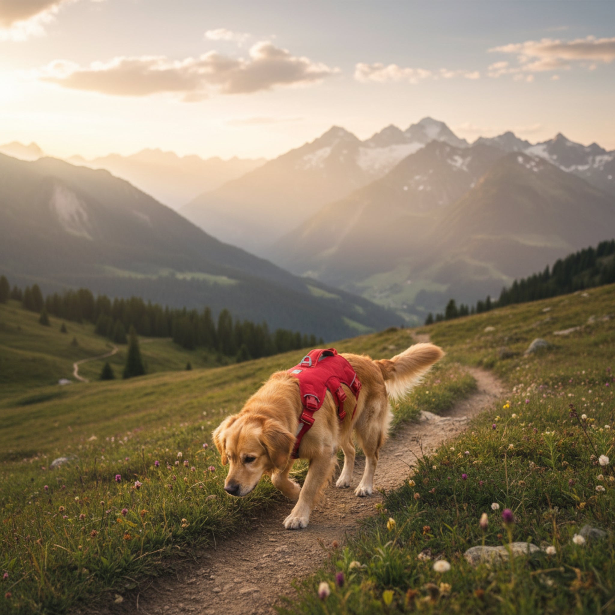 Ruffwear Web Master Hundegeschirr – Ausbruchsicheres 5-Punkt-Sicherheitsgeschirr