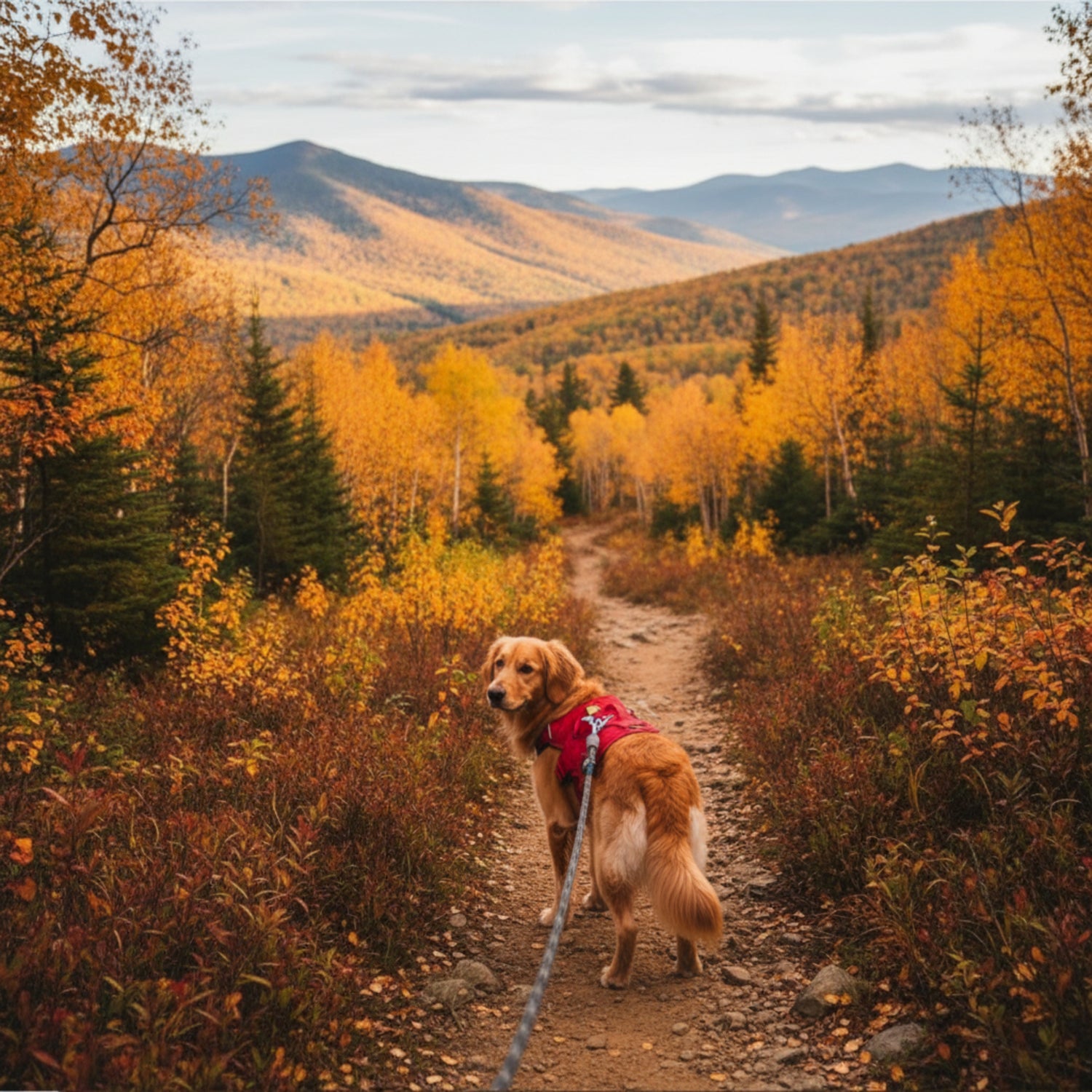 Ruffwear Web Master Hundegeschirr – Ausbruchsicheres 5-Punkt-Sicherheitsgeschirr