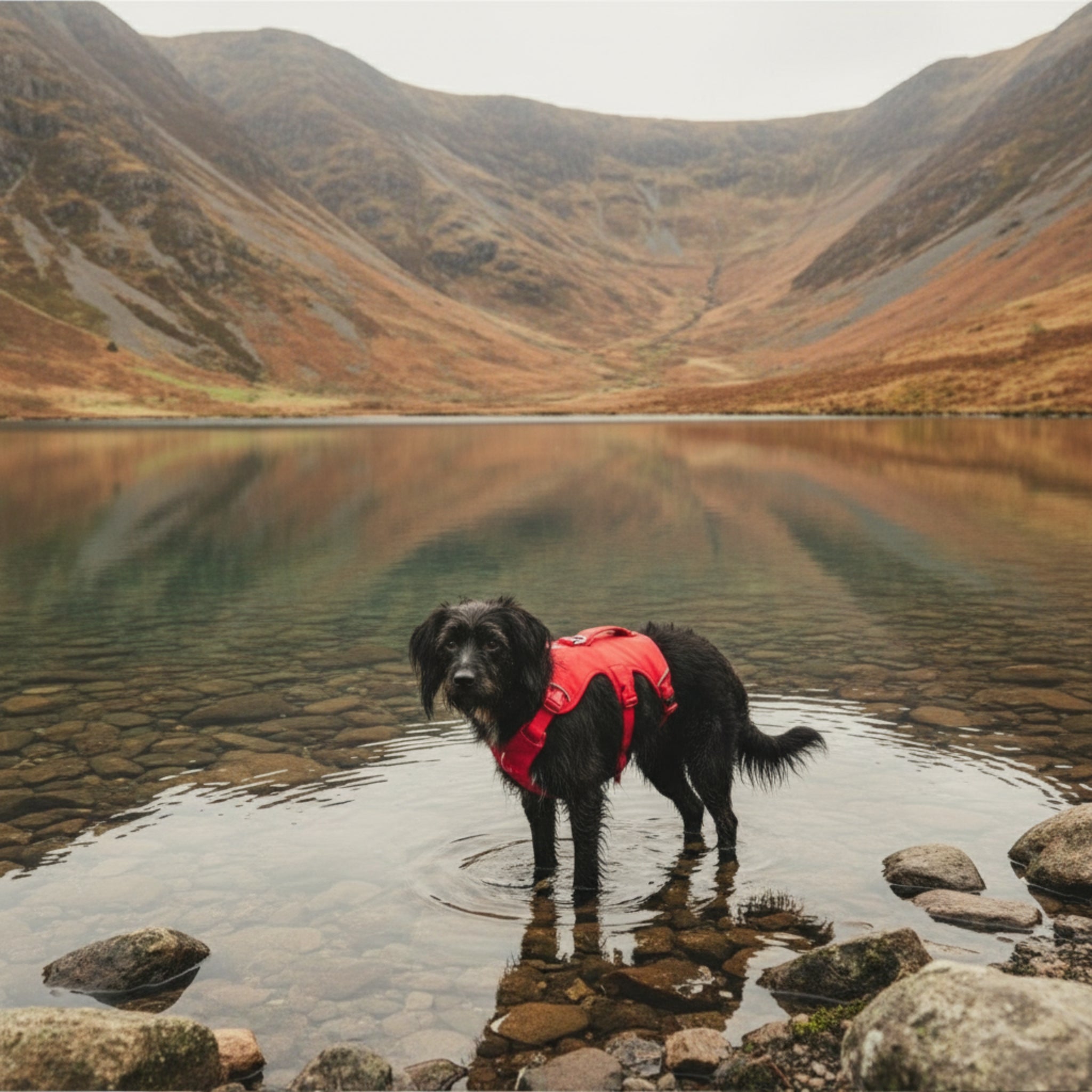 Ruffwear Web Master Hundegeschirr – Ausbruchsicheres 5-Punkt-Sicherheitsgeschirr
