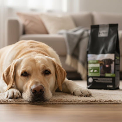 Speziell für Labrador &amp; Retriever entwickelt, mit optimiertem Energiegehalt gegen Übergewicht – Black Canyon Truthahn &amp; Lachs Trockenfutter, getreidefrei, gelenkschonend mit Grünlippmuschel - Woofshack