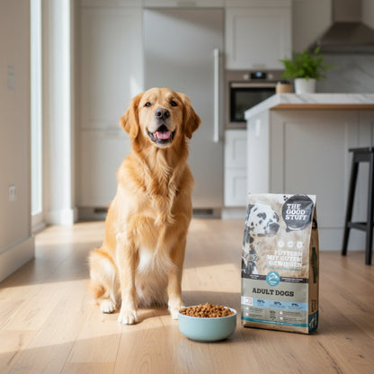 The Goodstuff Adult Dogs Lachs Trockenfutter – Getreidefreie Premium - Vollnahrung für vitale, gesunde Hunde - Woofshack