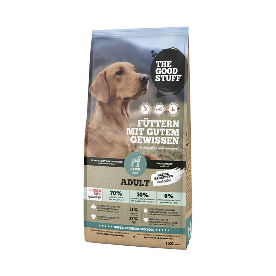 The Goodstuff Adult Minis Trockenfutter, Lamm - Woofshack