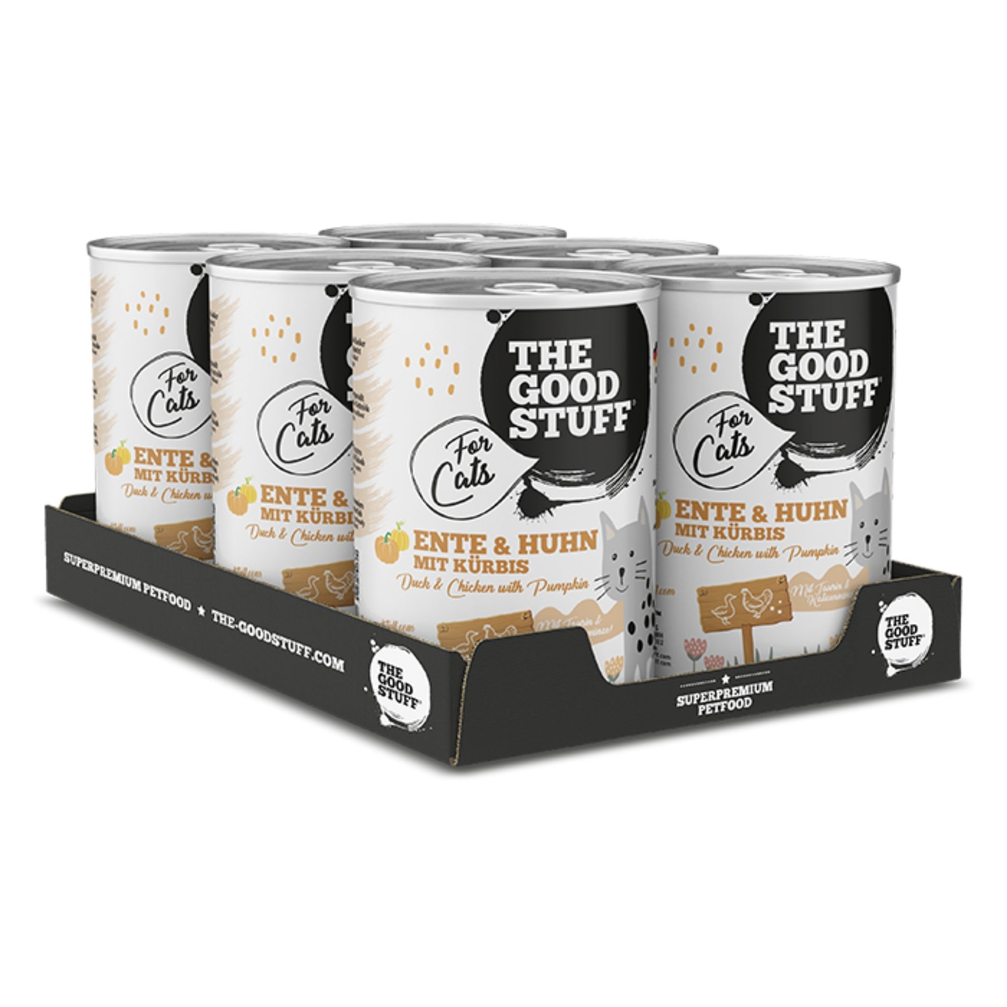 The Goodstuff Ente &amp; Huhn mit Kürbis - Katzen Nassfutter - Woofshack